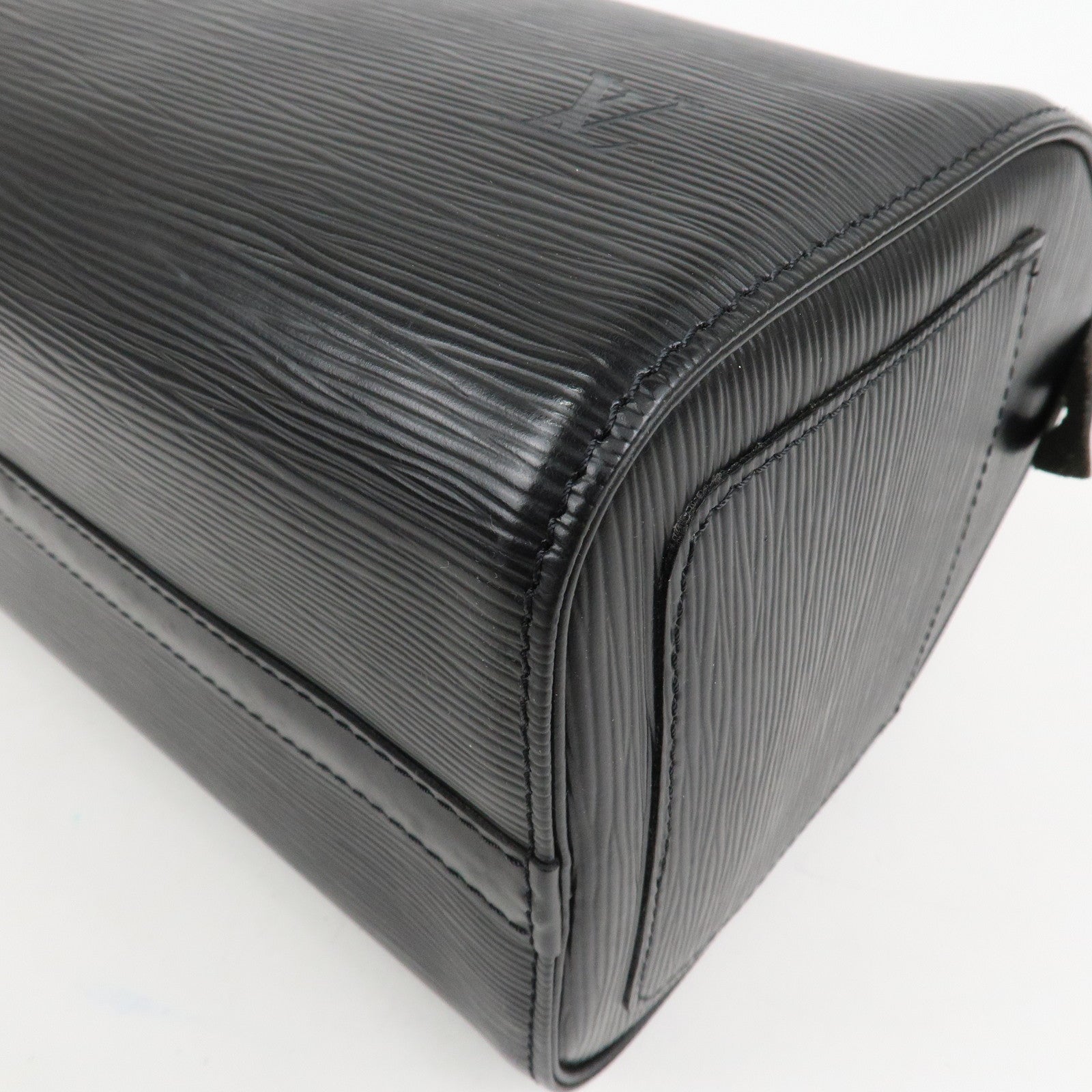 Louis Vuitton Epi Speedy 25 Hand Bag Boston Bag Noir M59032