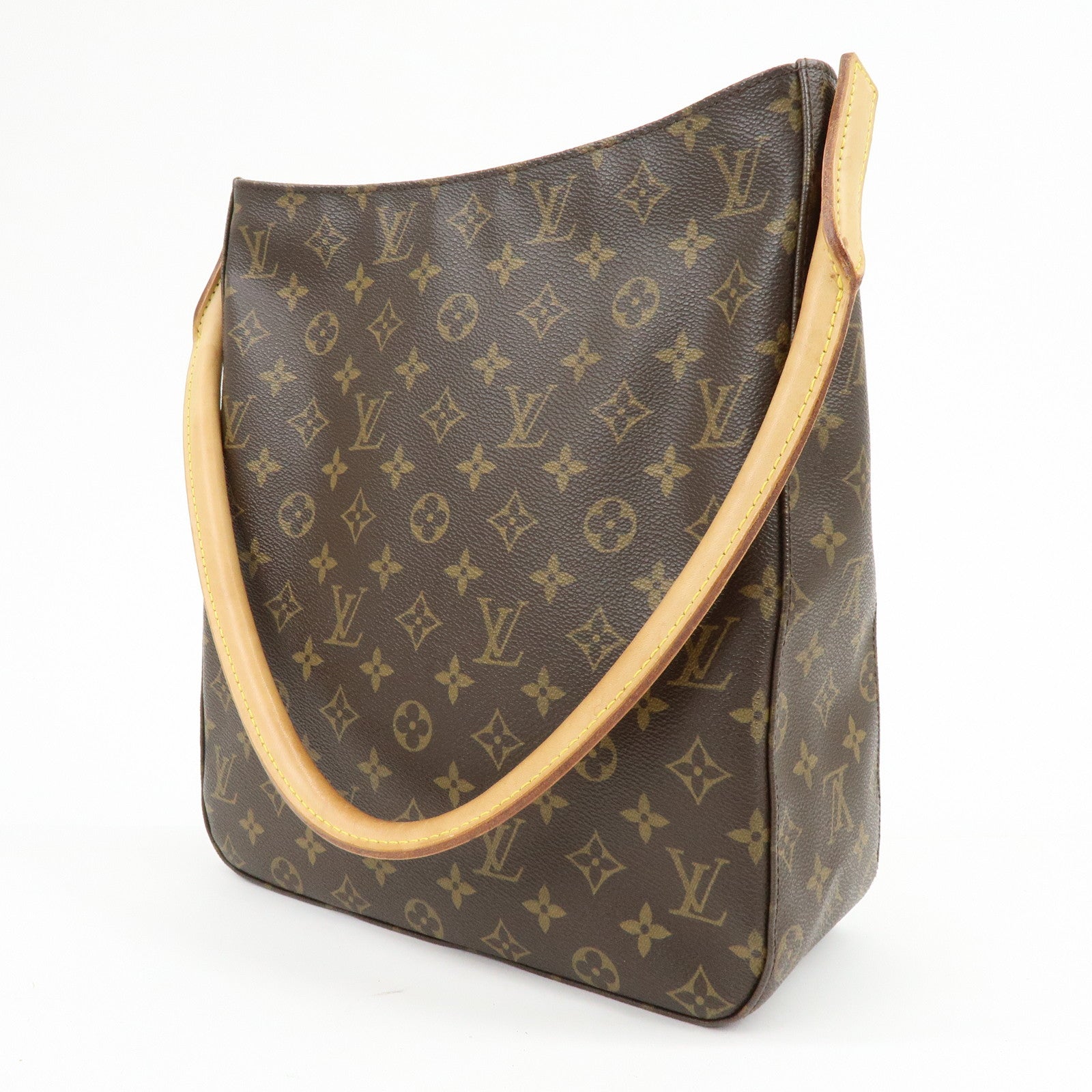 Louis Vuitton Monogram Looping GM Shoulder Bag Brown M51145