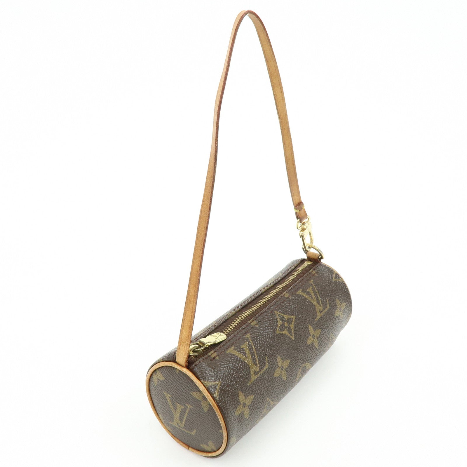 Louis Vuitton Monogram Mini Pouch for Papillon Bag Brown