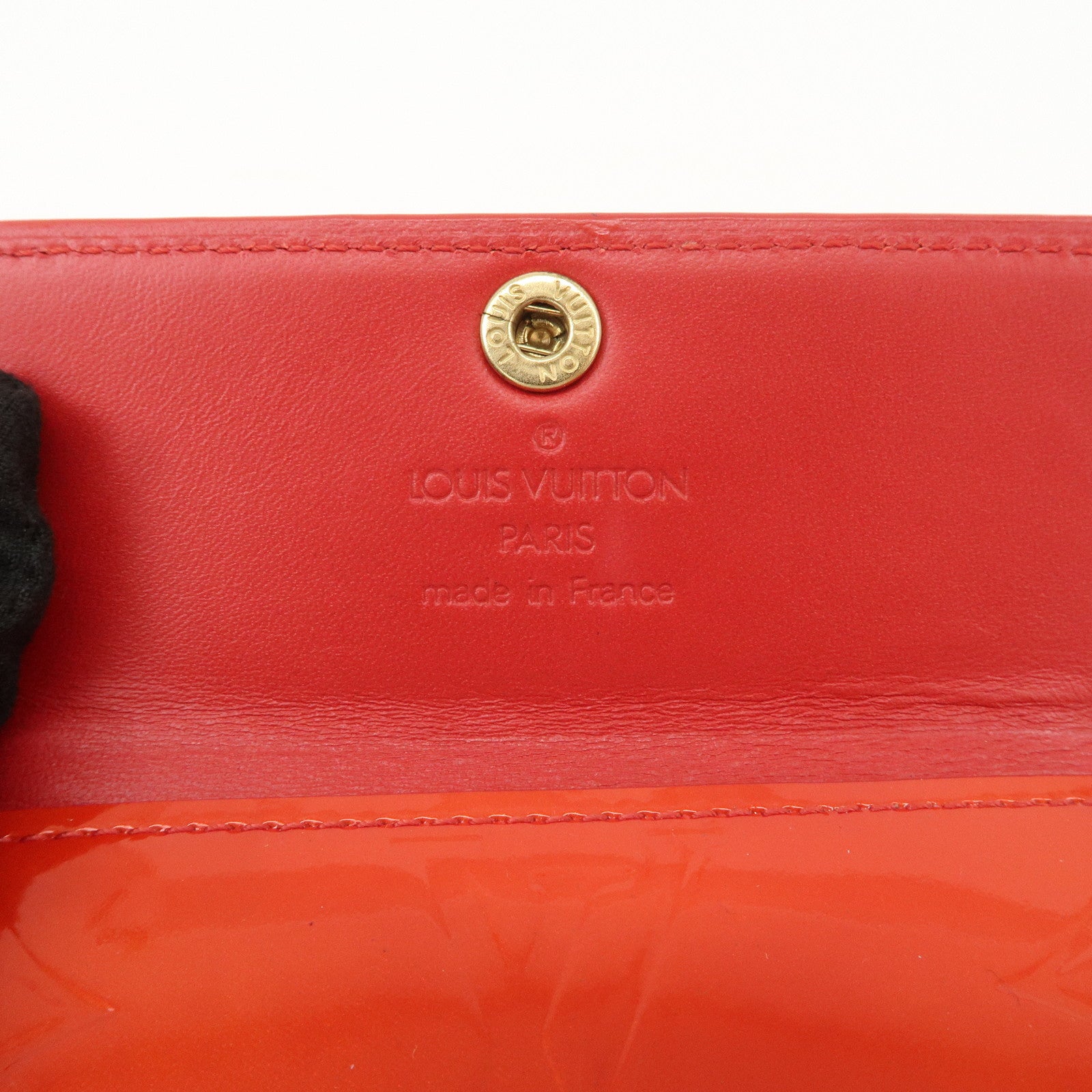 Louis Vuitton Monogram Vernis Ludlow Bi-fold Wallet Rouge M91090
