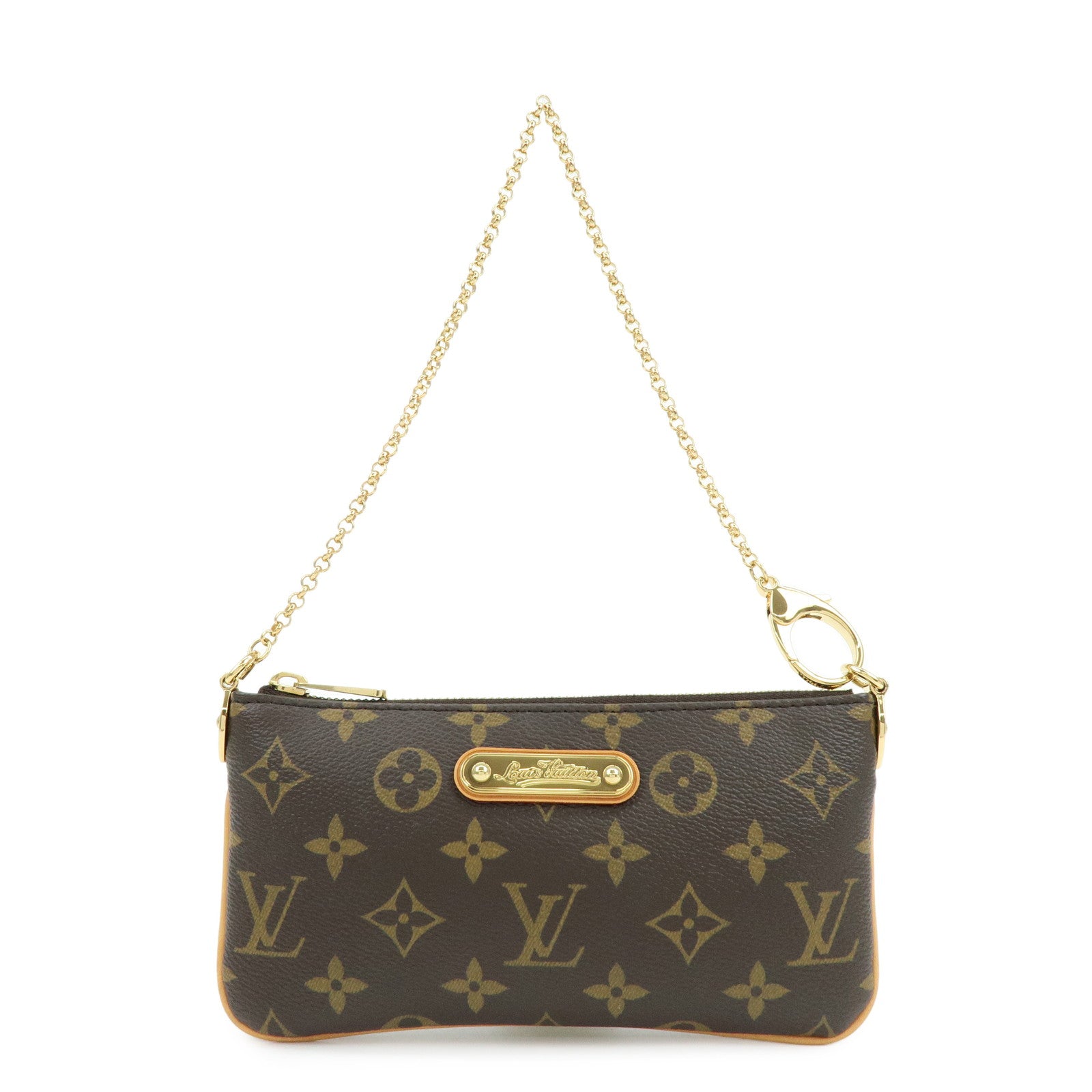 Louis Vuitton Monogram Pochette Milla MM Chain Hand Bag M60094