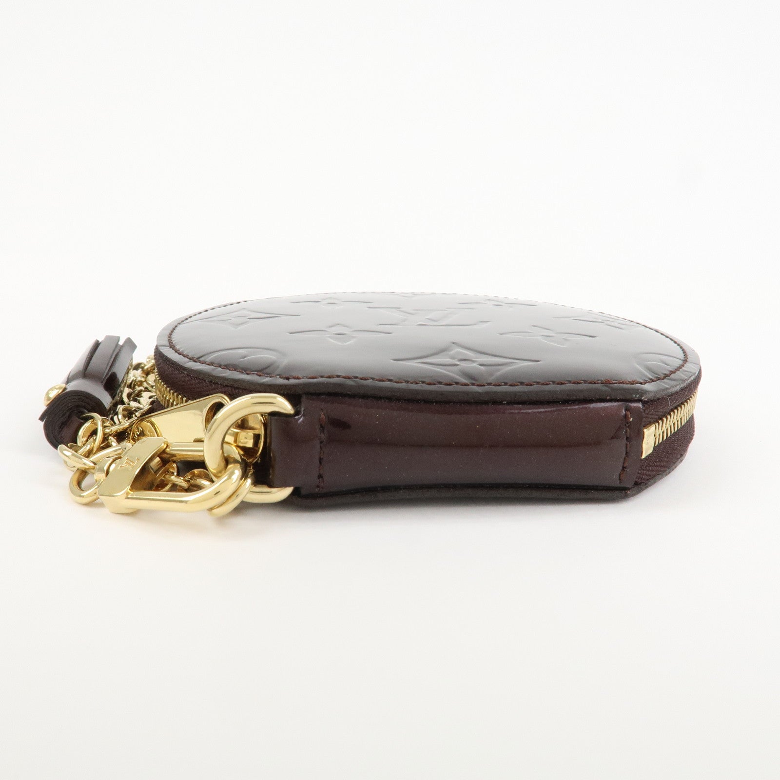 Louis Vuitton Vernis Leather Porte Monnaie Chapeau Coin Case M91413 Used