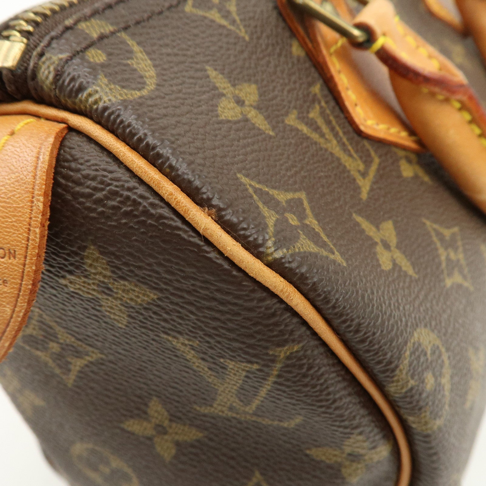 Louis Vuitton Monogram Speedy 25 Boston Bag Hand Bag Brown M41528