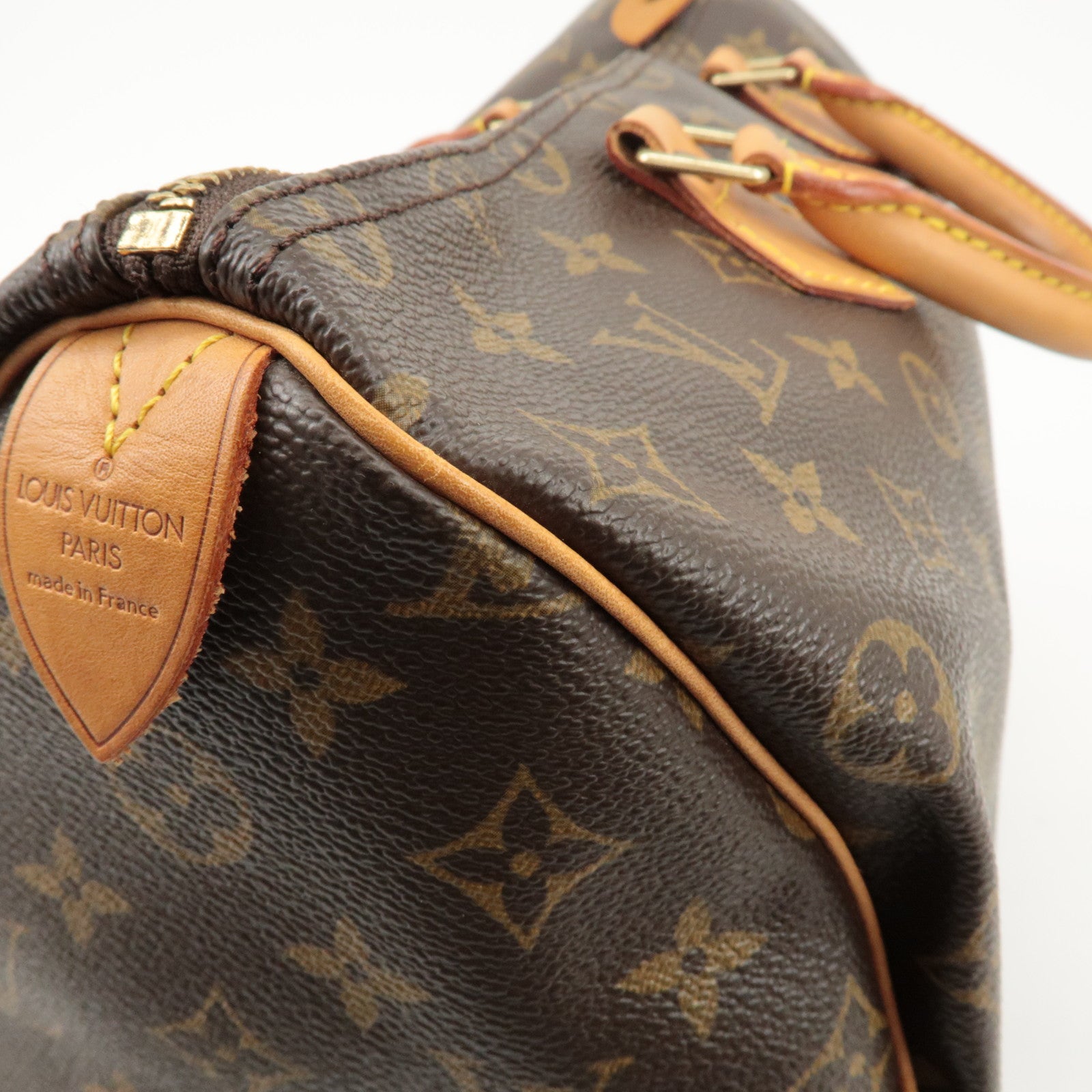 Louis Vuitton Monogram Speedy 35 Boston Bag Hand Bag M41524 Used