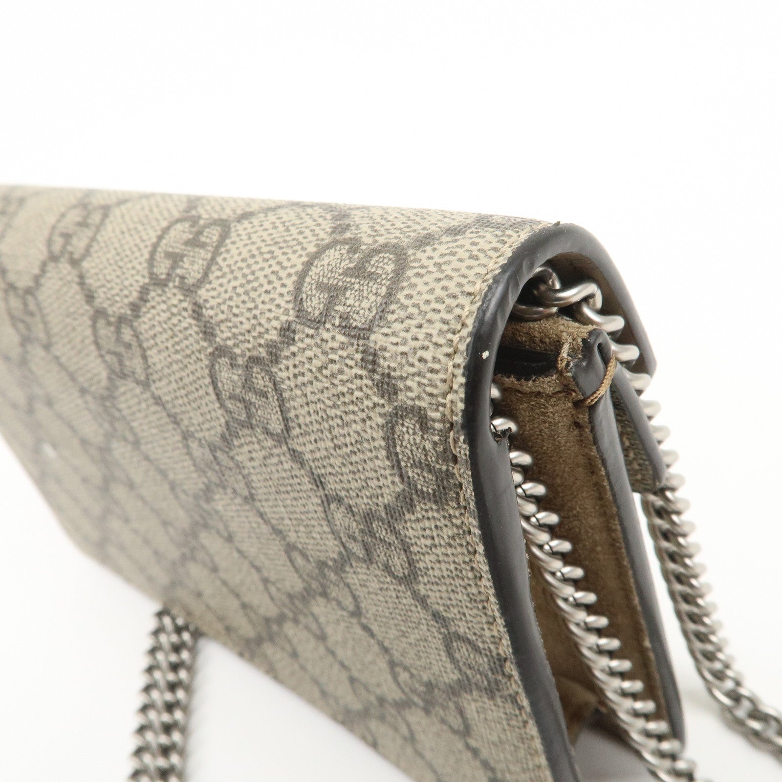 GUCCI Dionysus Super Mini Bag Leather Chain Shoulder Bag 476432