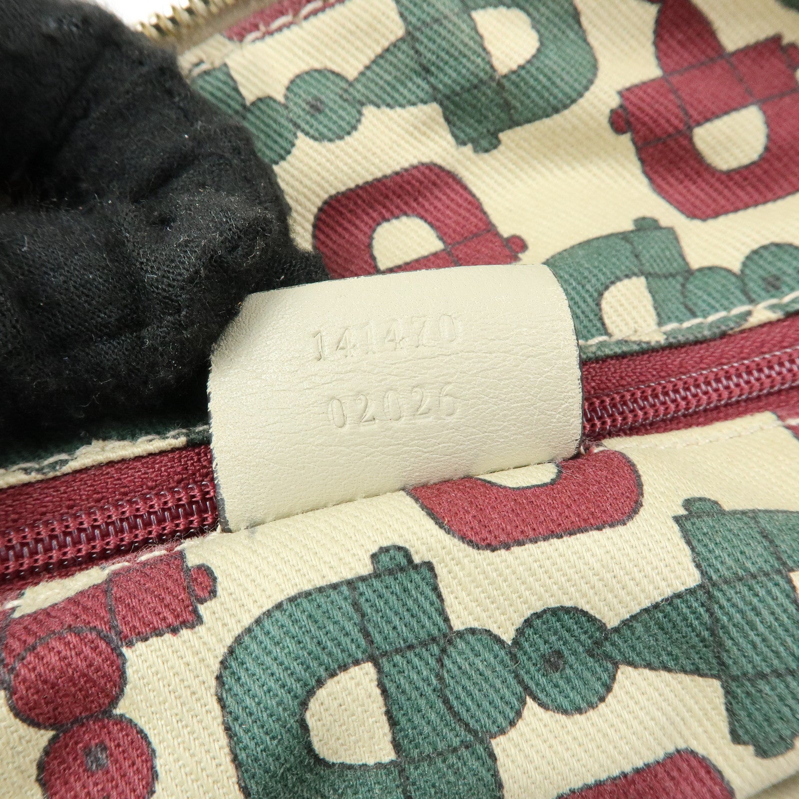 GUCCI Abbey GG Canvas Tote Bag Shoulder Bag White 141470