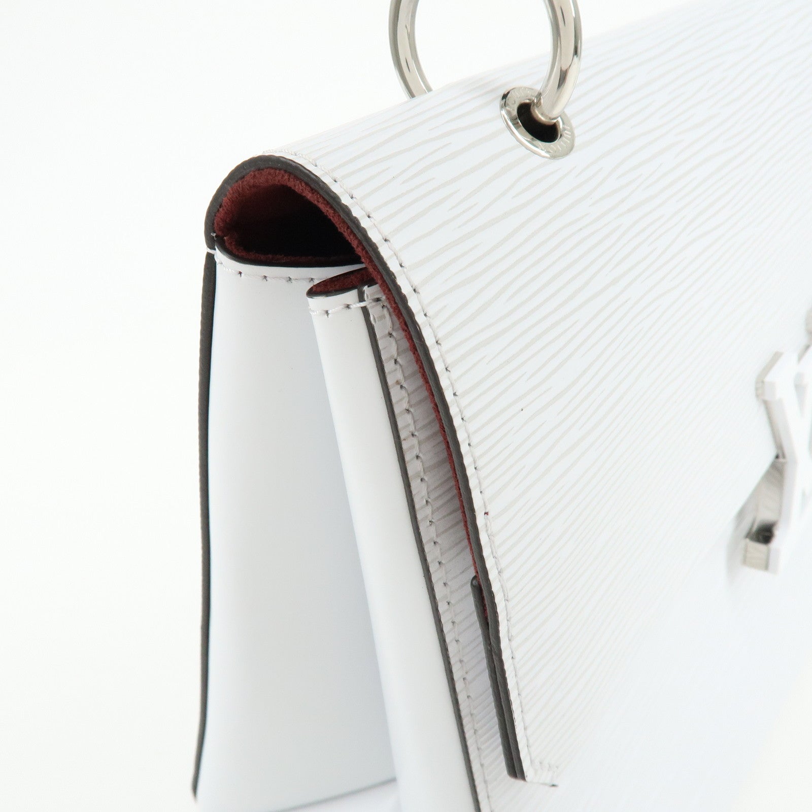 Louis Vuitton Epi Leather Grenelle MM 2Way Hand Bag White M53690
