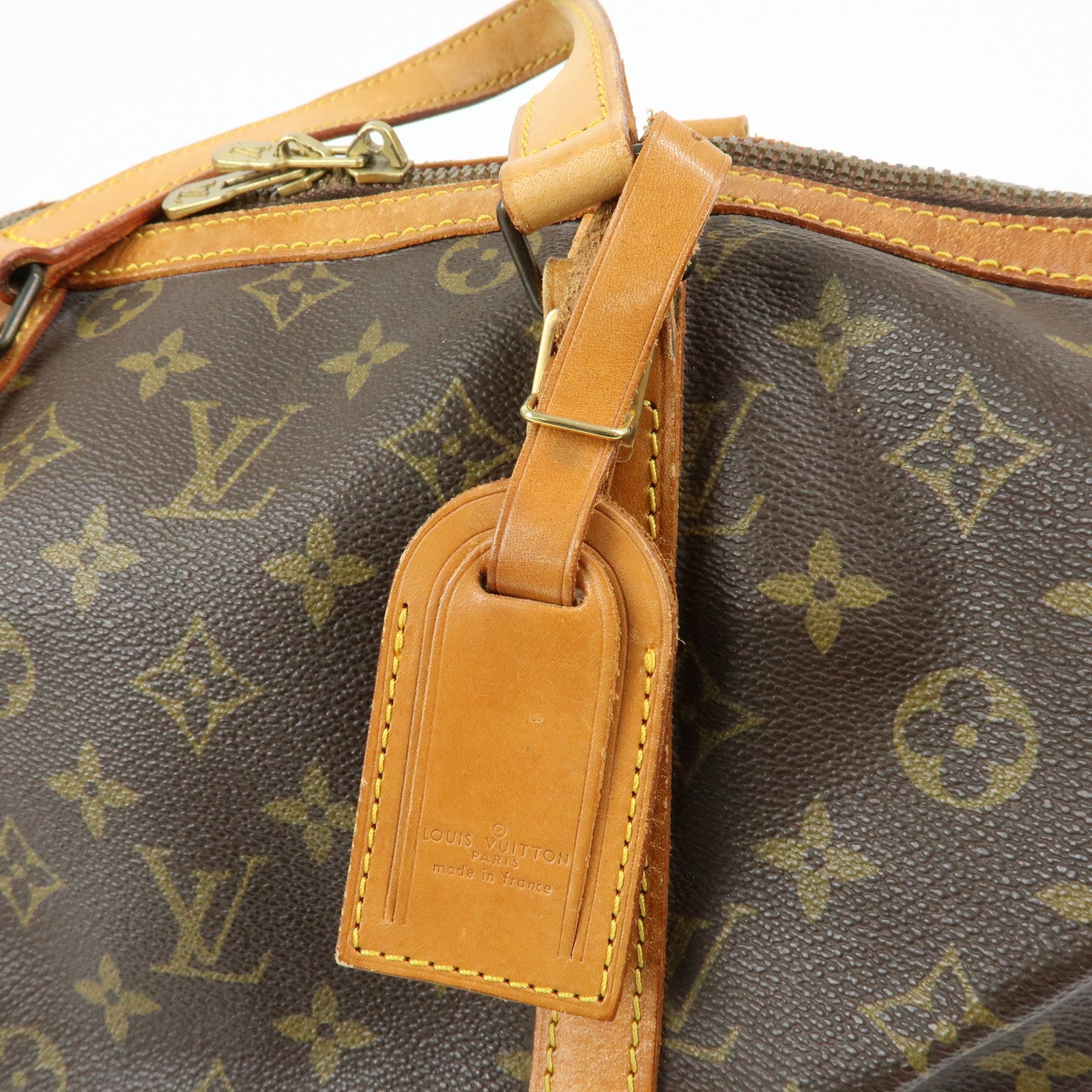 Louis Vuitton Monogram Sac Souple 35 Boston Bag Brown M41626