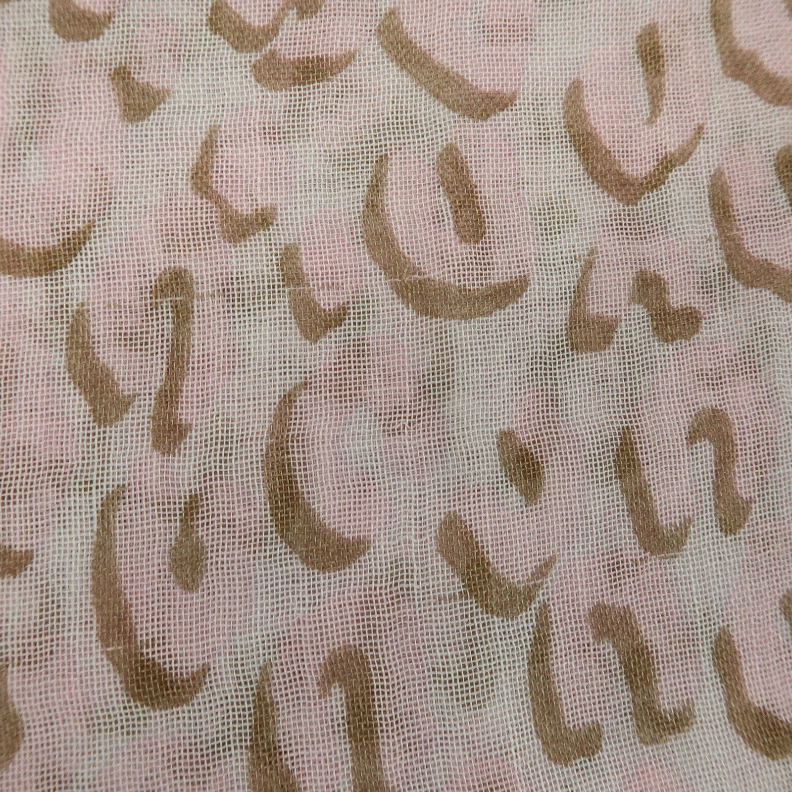 Louis Vuitton Leopard Cashmere Silk Scarf Shawl Pink Gray 413287