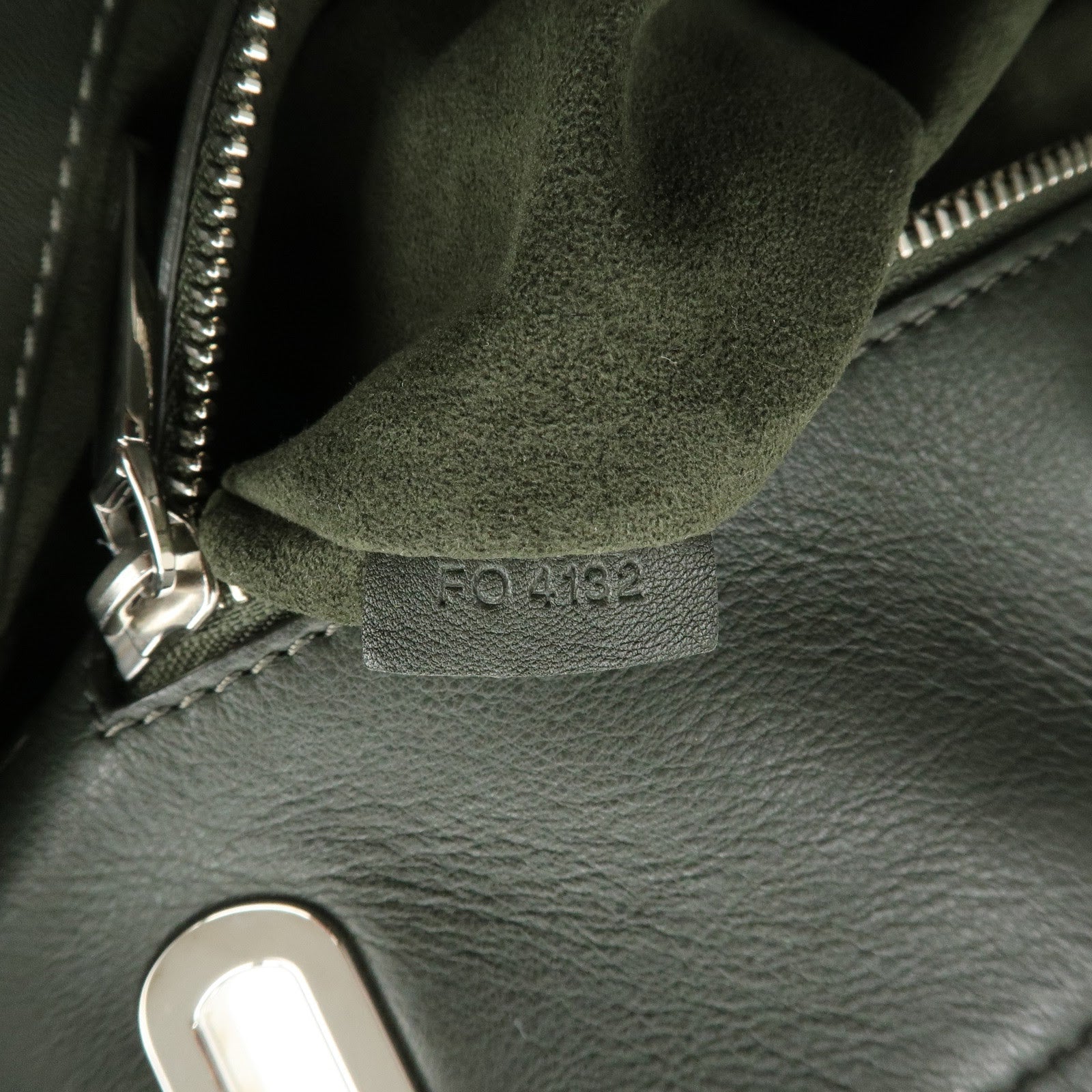 Louis Vuitton Monogram Antheia PM Leather Hand Bag Dark Green