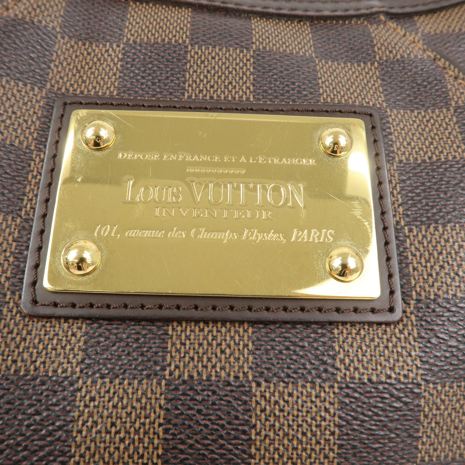 Louis Vuitton Damier Thames PM Shoulder Bag Hand Bag N48180