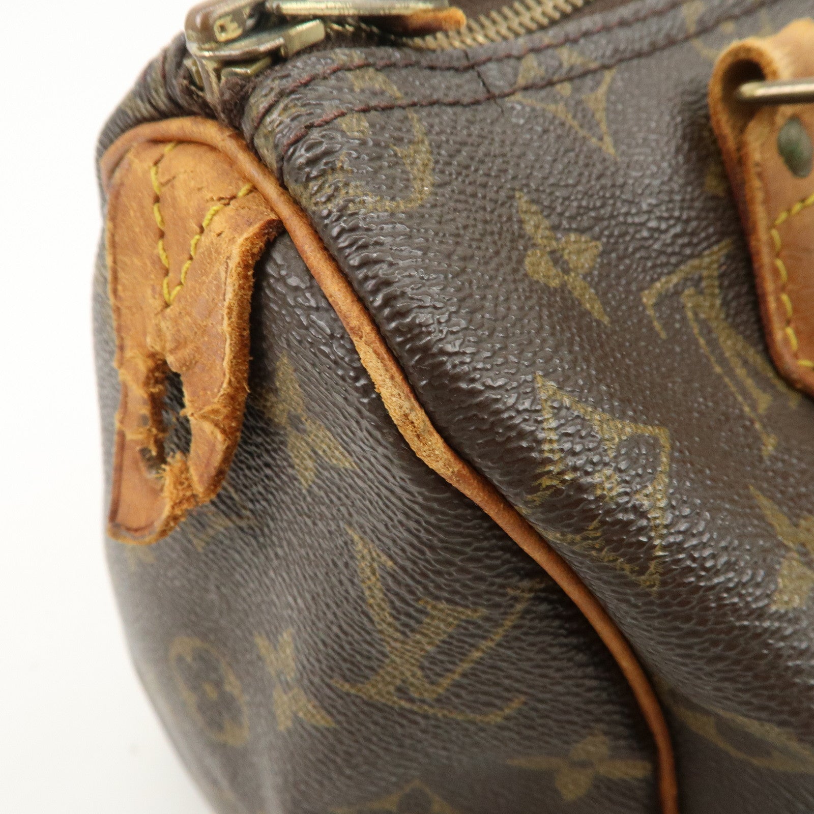 Louis Vuitton Monogram Speedy 25 Boston Bag Hand Bag Brown M41528