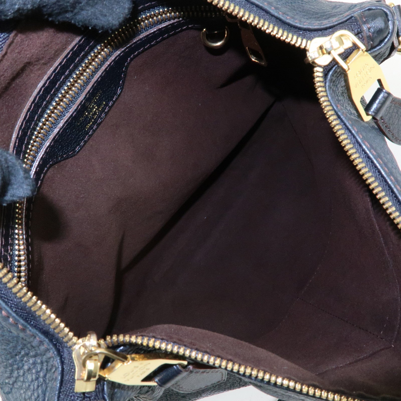 Louis Vuitton Monogram Mahina Selene PM Shoulder Bag Noir M94035