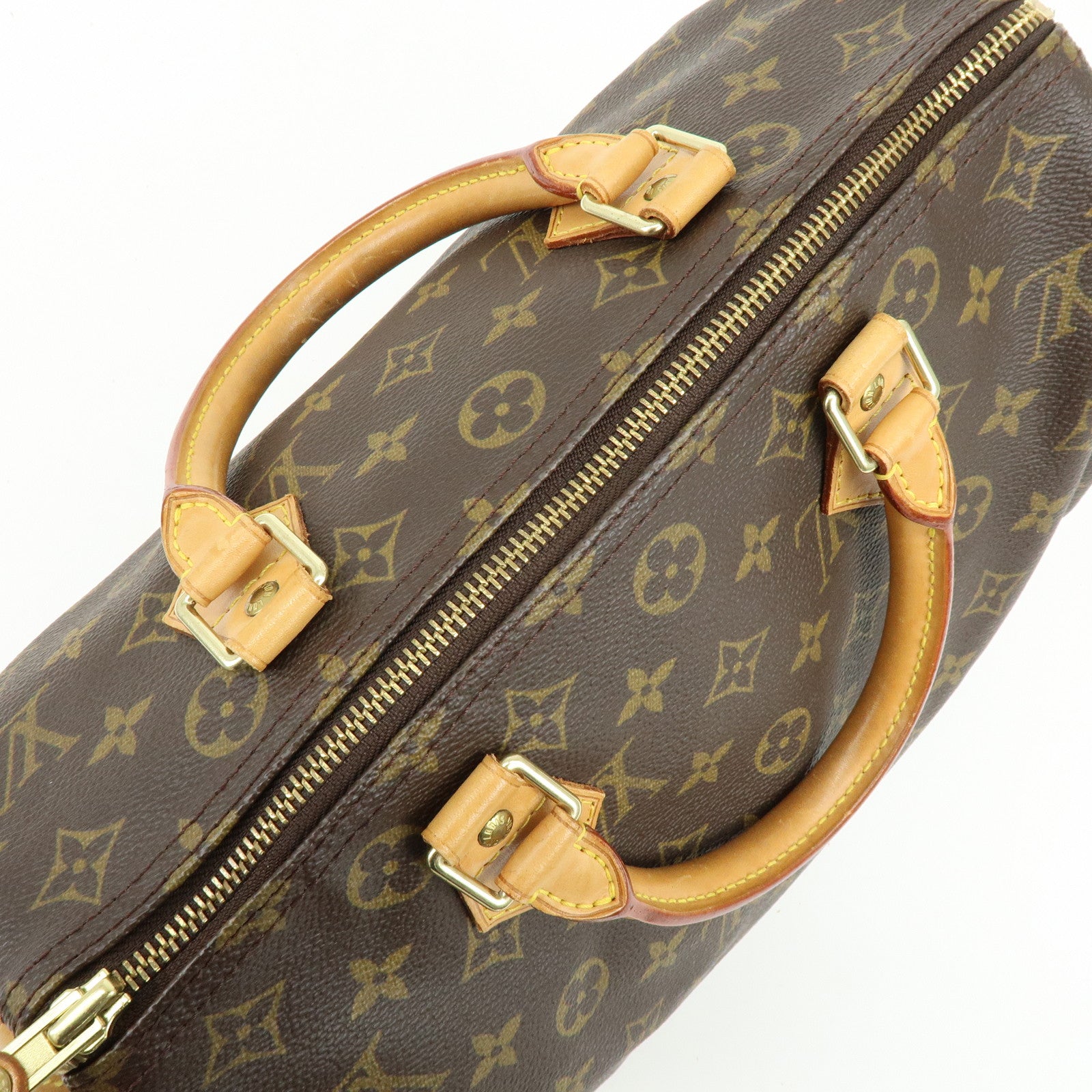 Louis Vuitton Monogram Speedy 30 Boston Bag Hand Bag Brown M41526