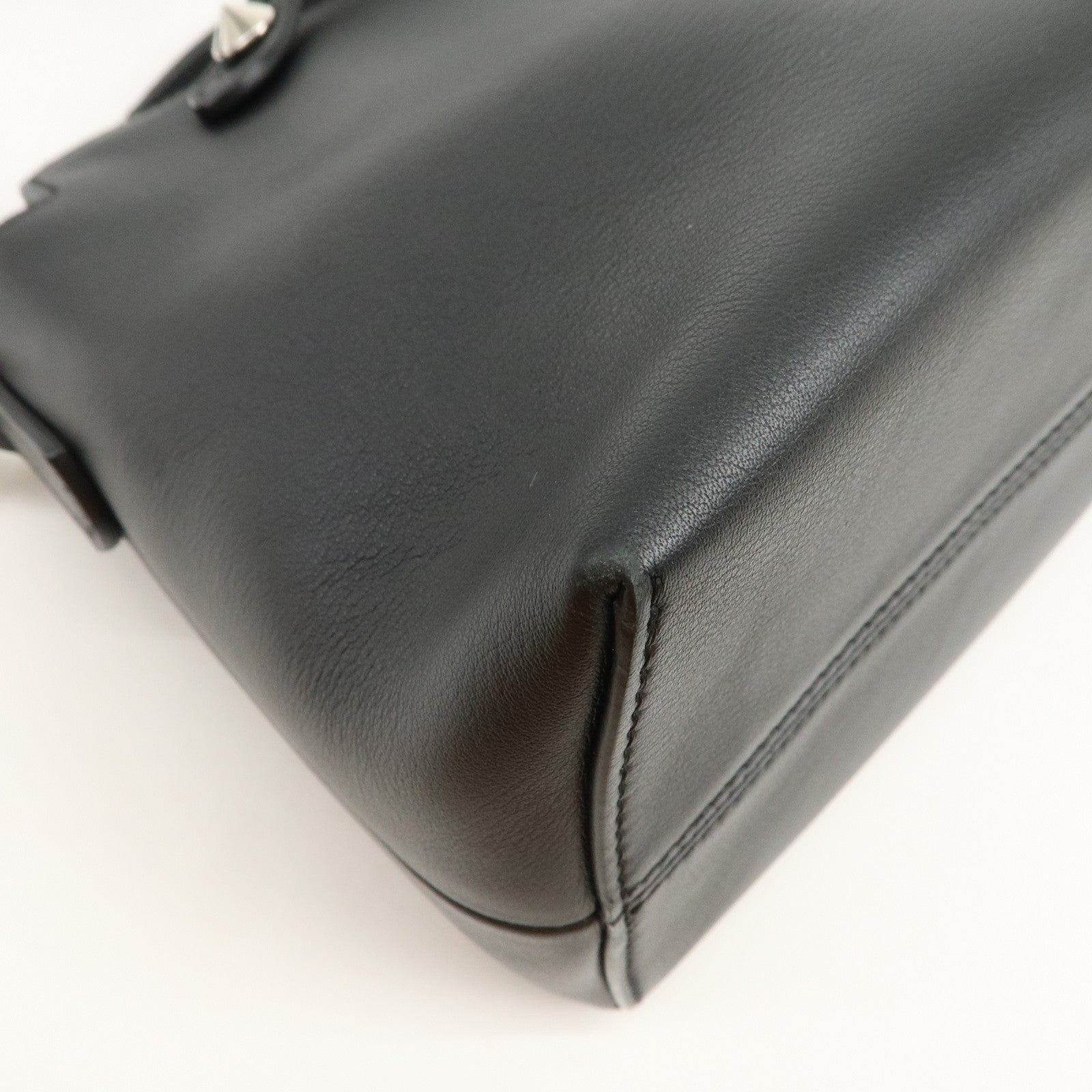FENDI BY THE WAY MEDIUM 2Way Bag Shoulder Bag Black 8BL124