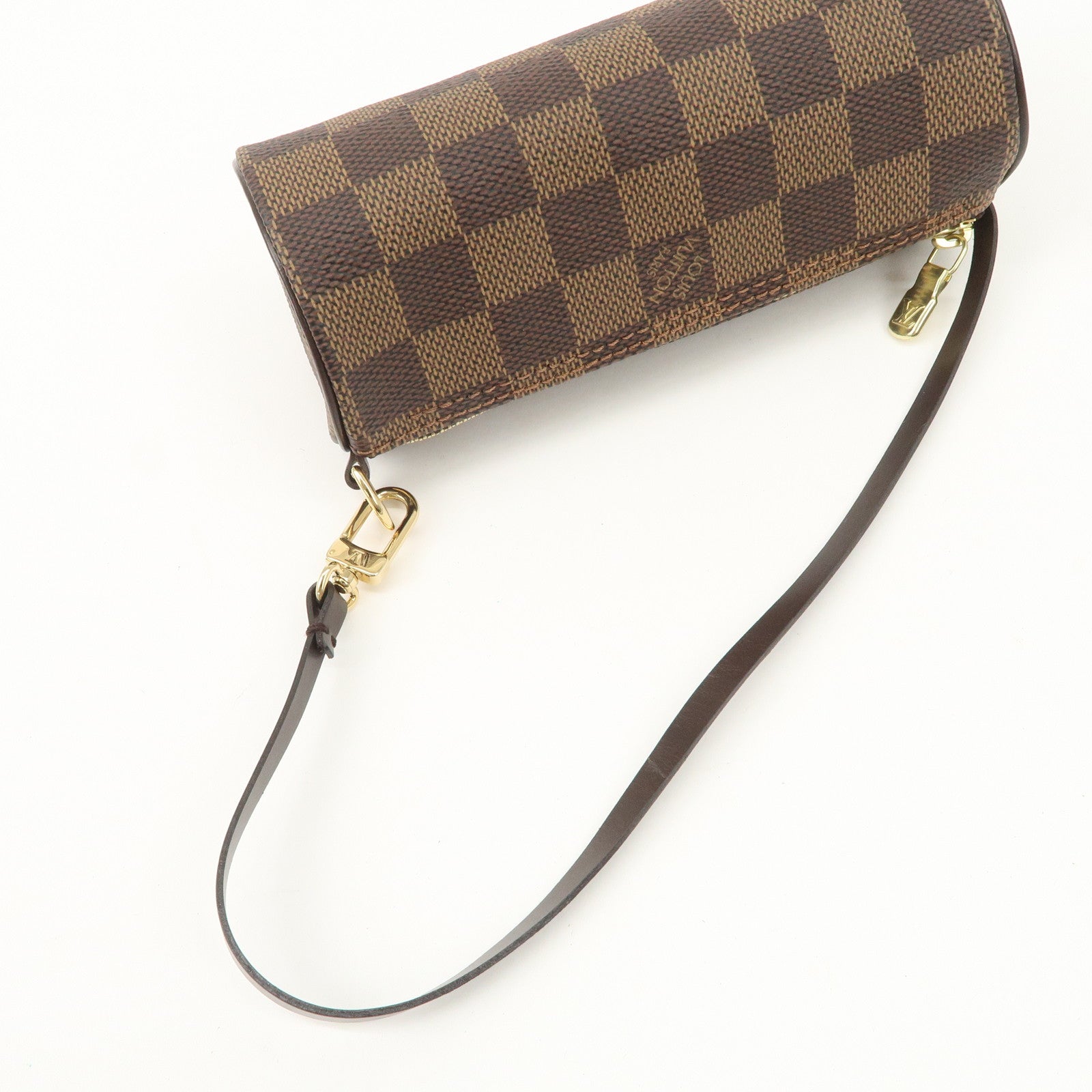Louis Vuitton Damier Mini Pouch for Papillon Bag Damier Ebene Used