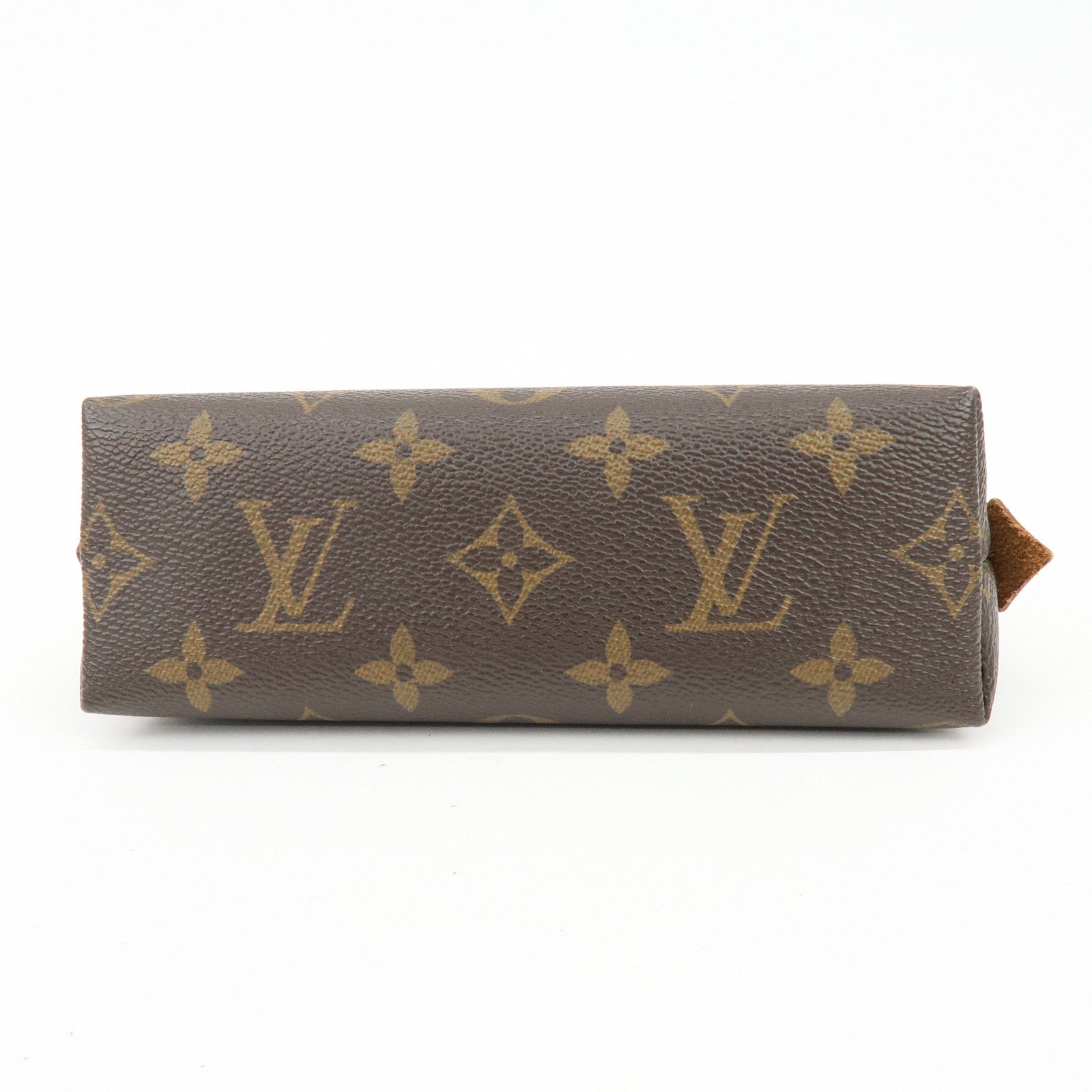 Louis Vuitton Monogram Pochette Cosmetic PM Pouch Brown M47515