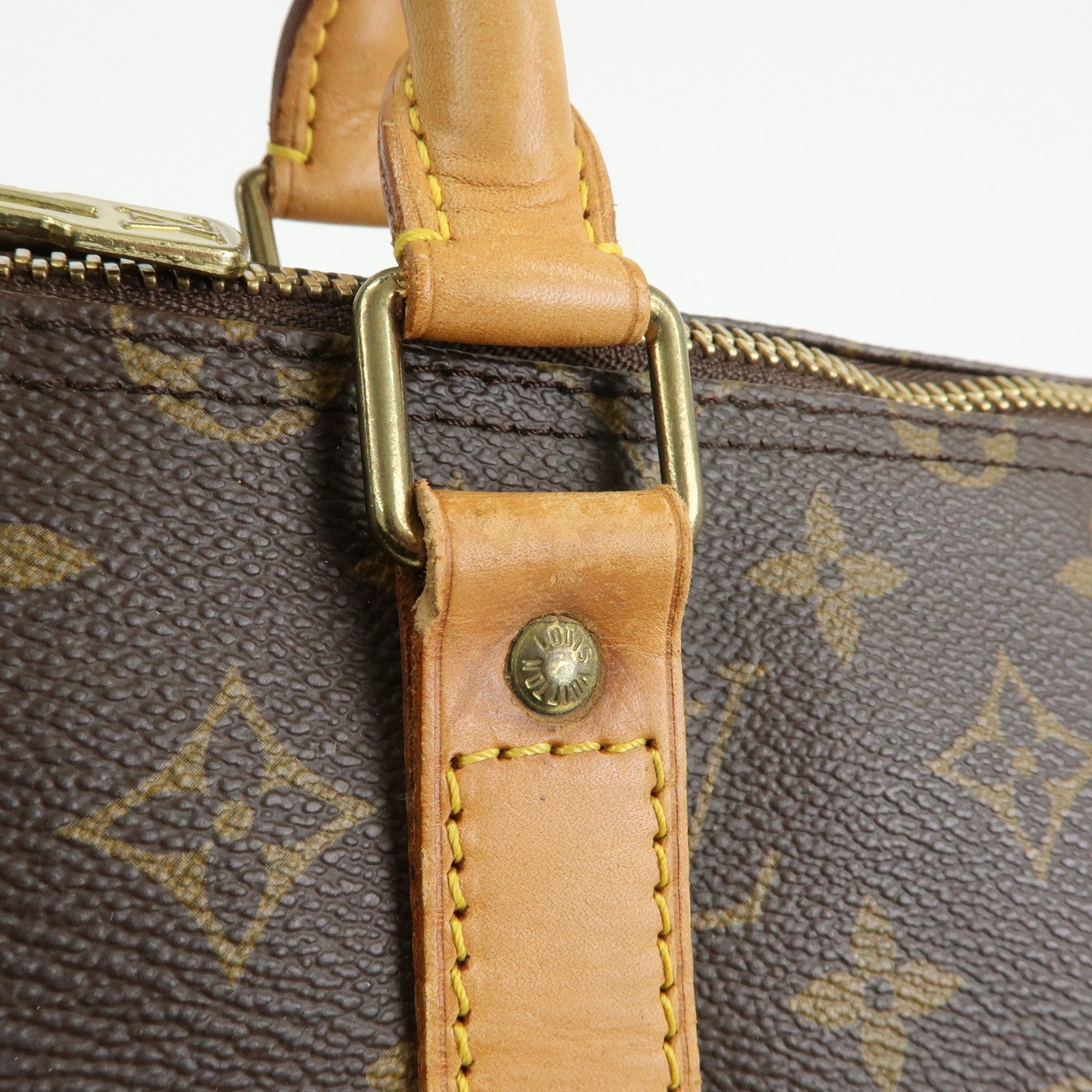 Louis Vuitton Monogram Keep All 55 Boston Bag Brown M41424