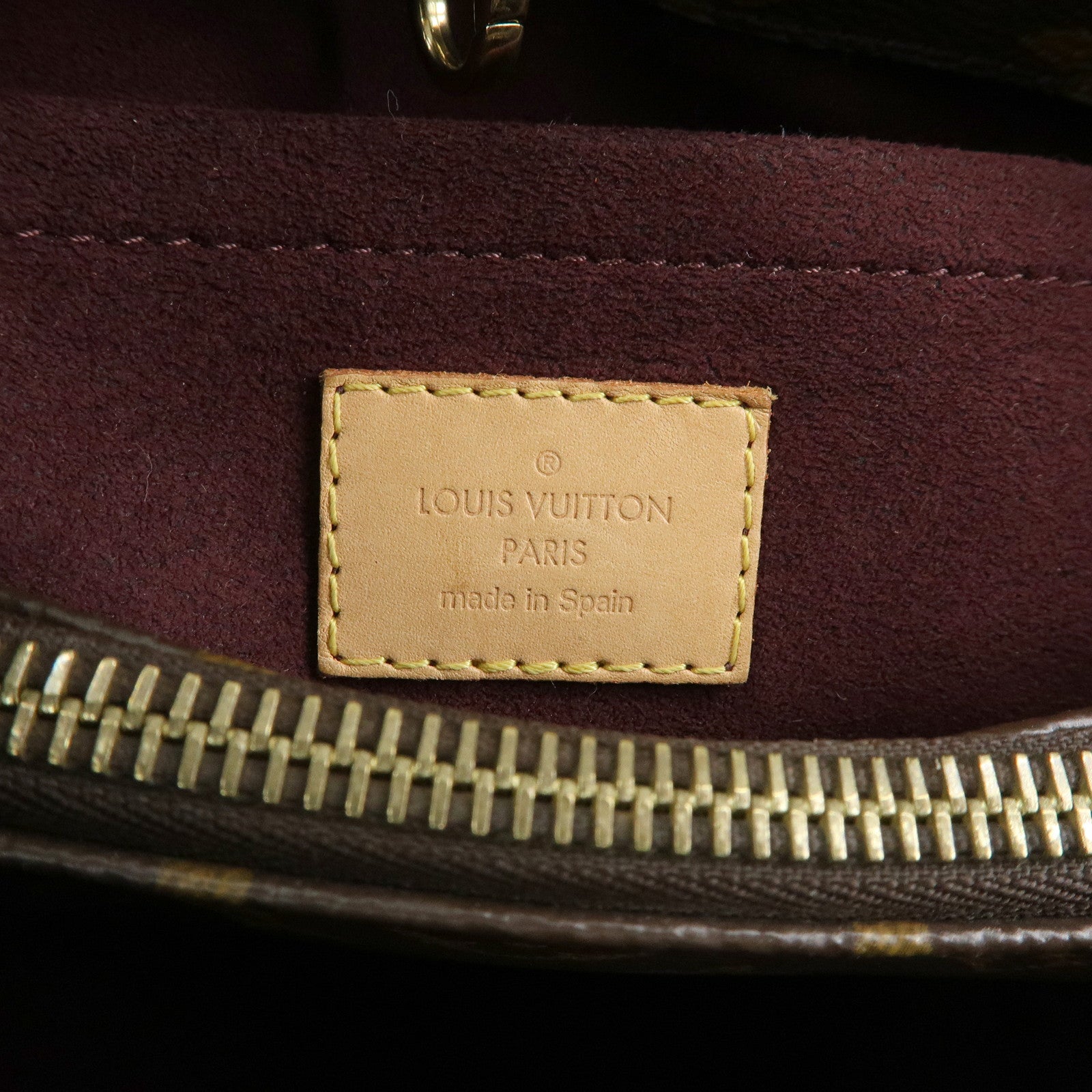 Louis Vuitton Monogram Montaigne BB 2Way Bag Hand Bag Brown M41055