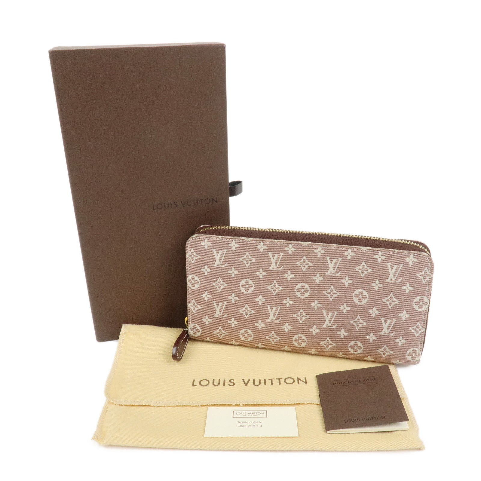 Louis Vuitton Monogram Idylle Zippy Long Wallet Sepia M63011