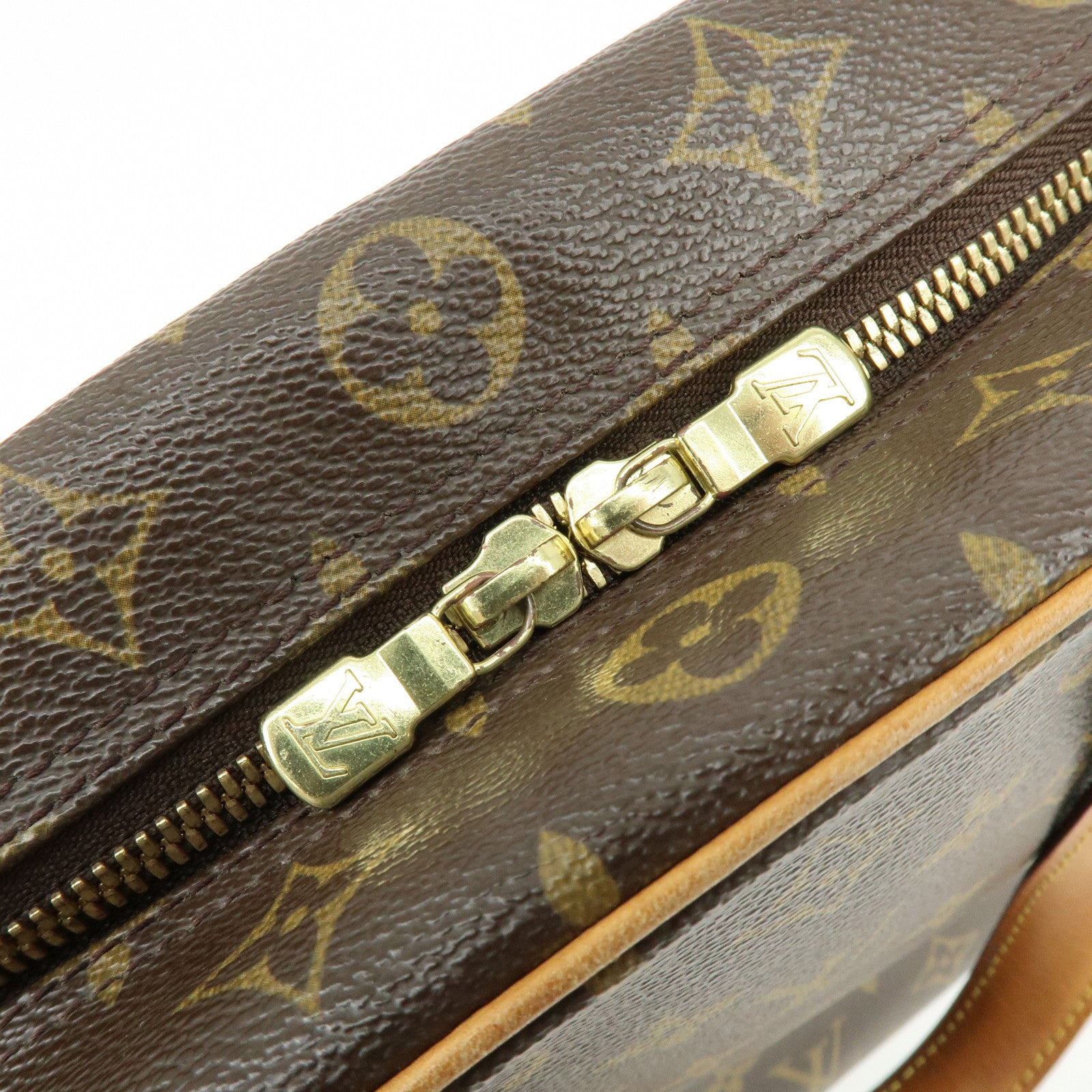 Louis Vuitton Monogram Excentri Cite Canvas Hand Bag Brown M51161