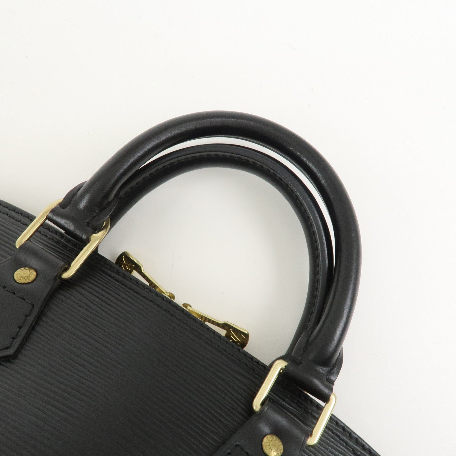 Louis Vuitton Epi Leather Alma PM Hand Bag Noir Black M52142