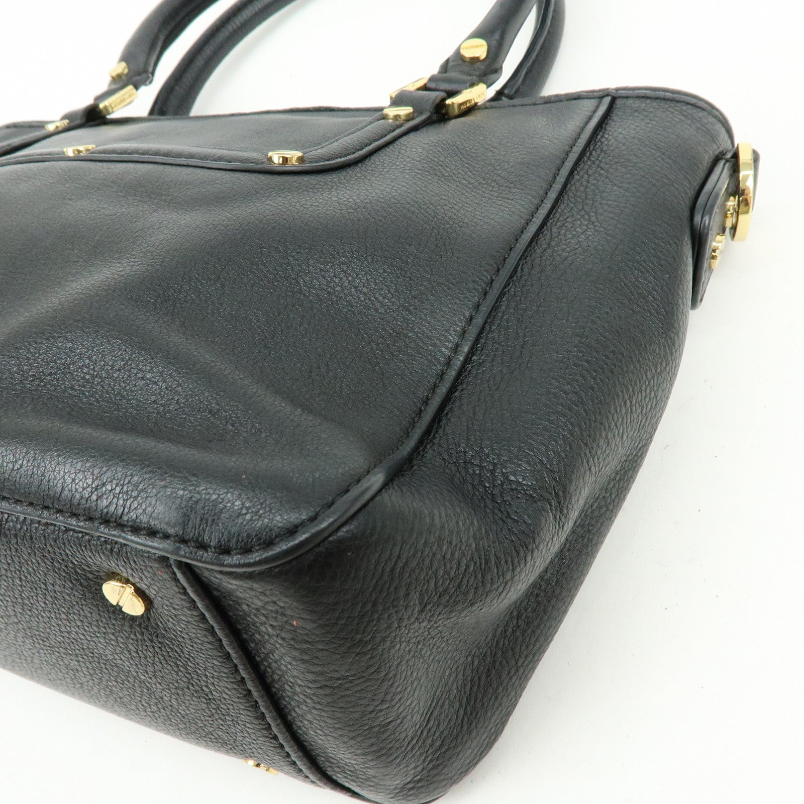 TORY BURCH Amanda Leather 2Way Bag Hand Bag Shoulder Bag Black