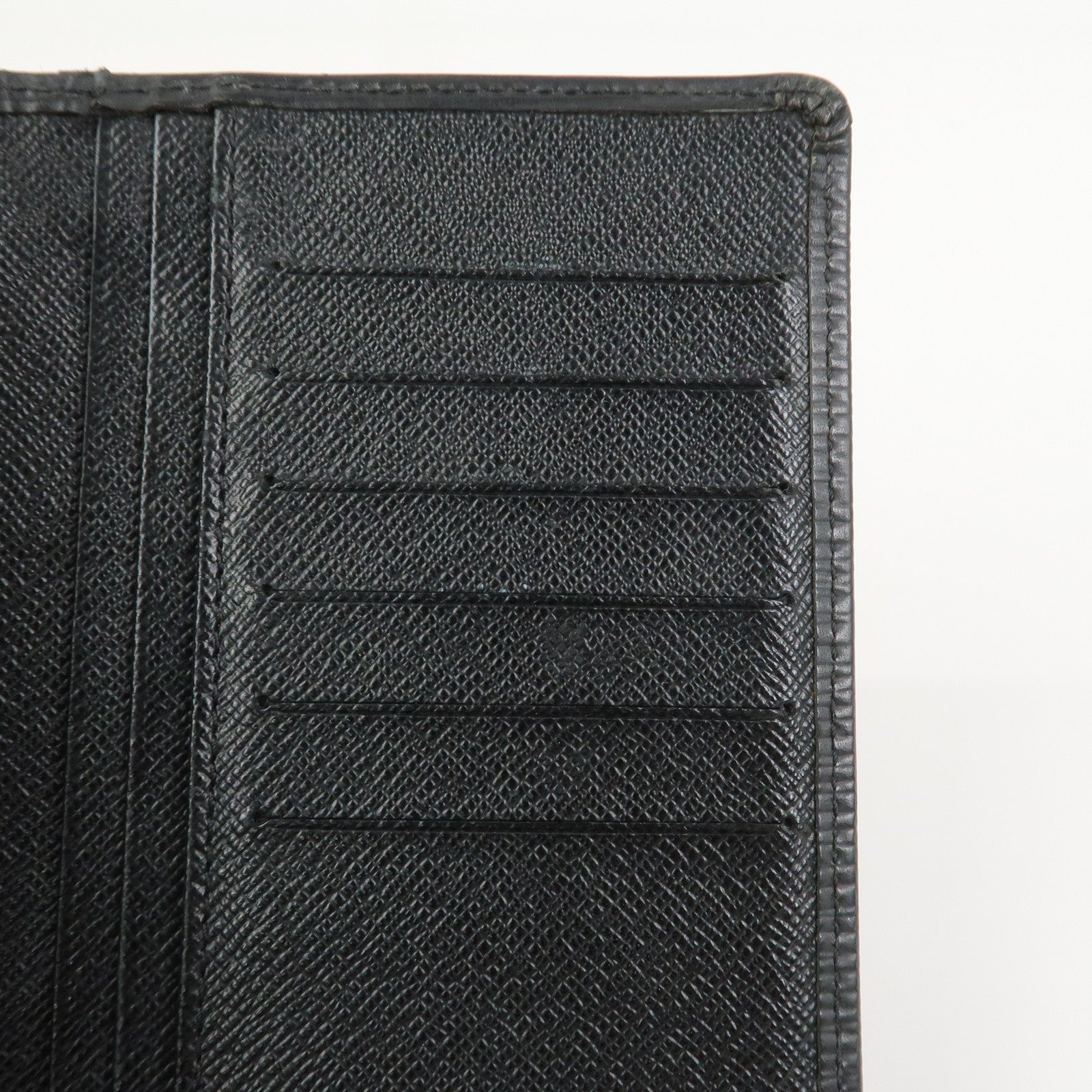 Louis Vuitton Epi Leather Portefeuille Brazza Wallet Noir M66542
