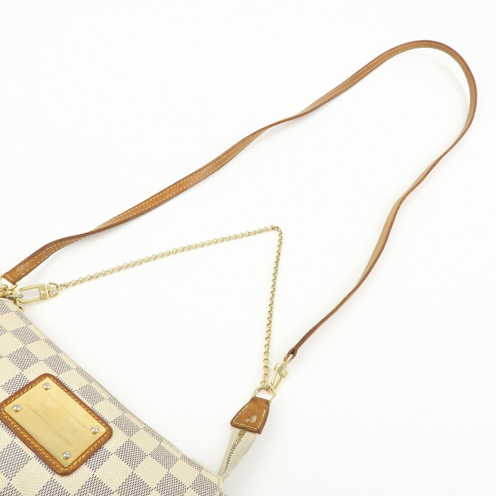 Louis Vuitton Damier Azur Eva 2Way Bag Hand Bag Shoulder Bag N55214