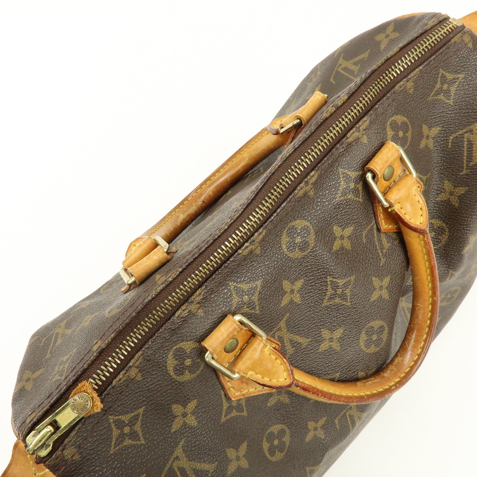 Louis Vuitton Monogram Speedy 30 Boston Bag Hand Bag Brown M41526