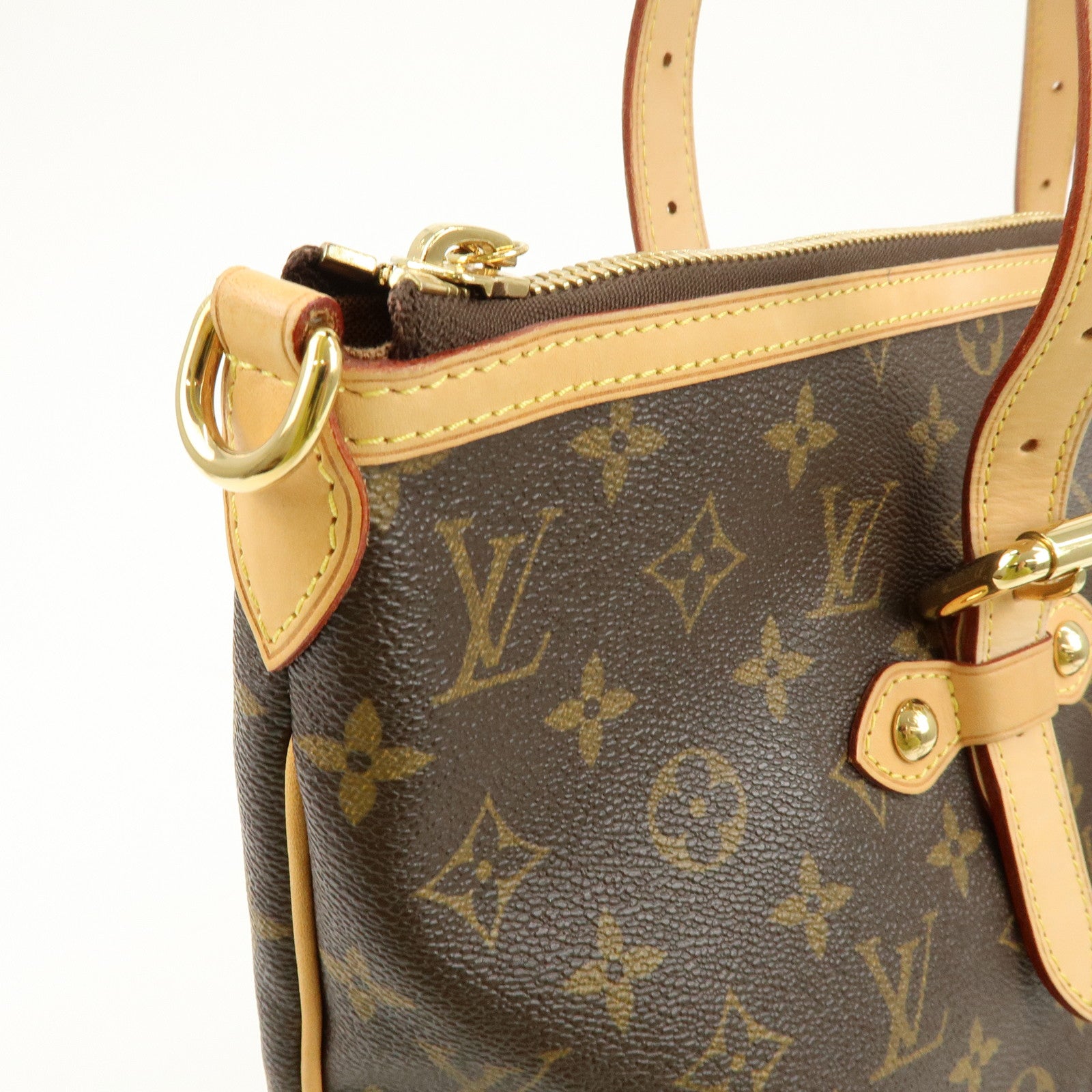 Louis Vuitton Monogram Palermo GM 2Way Hand Bag Brown M40146