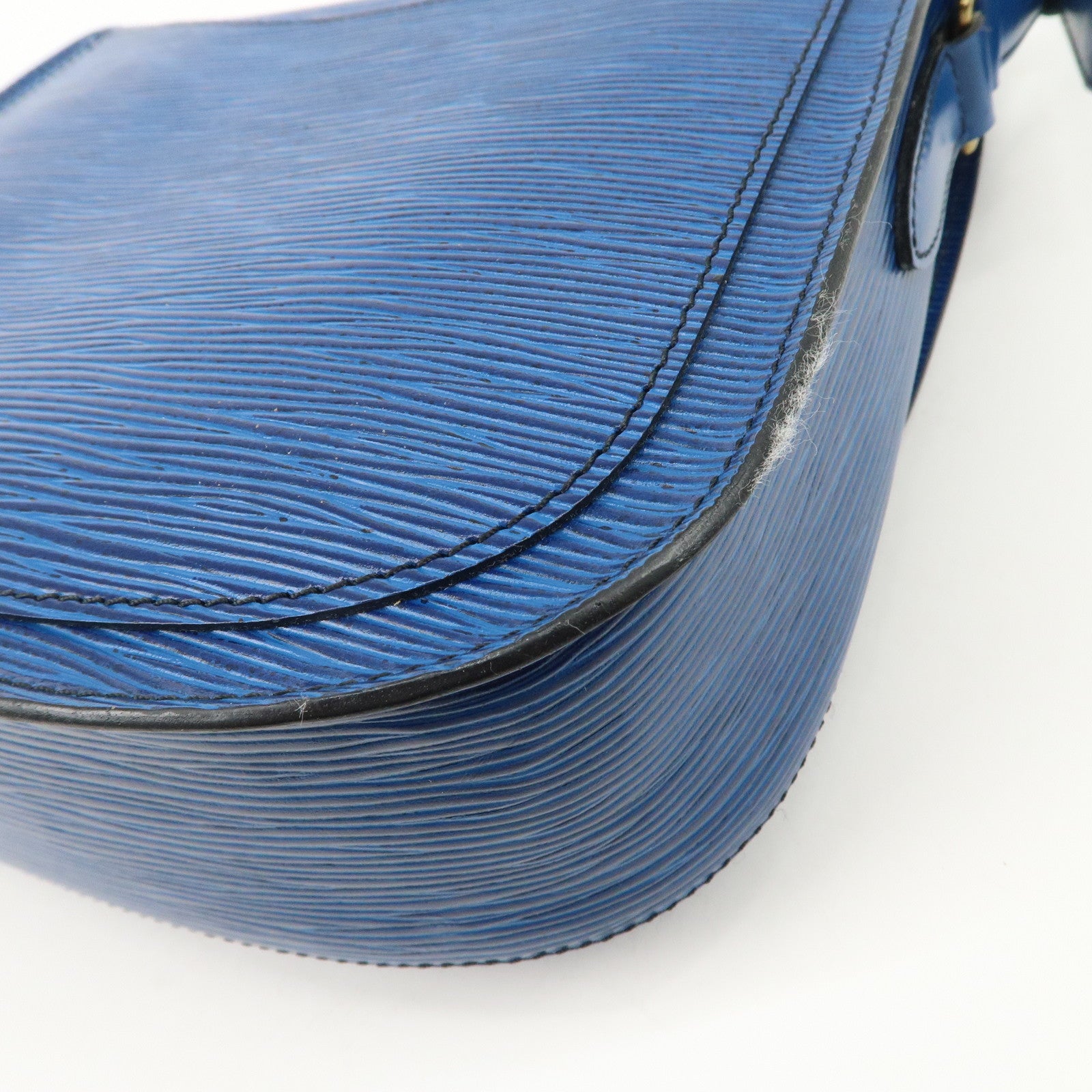 Louis Vuitton Epi Saint Cloud Shoulder Bag Toledo Blue M52195