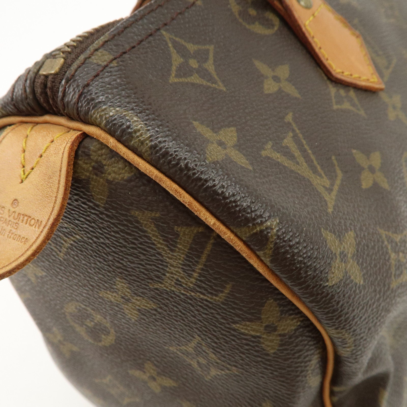 Louis Vuitton Monogram Speedy 30 Hand Bag Boston Bag M41526 Used