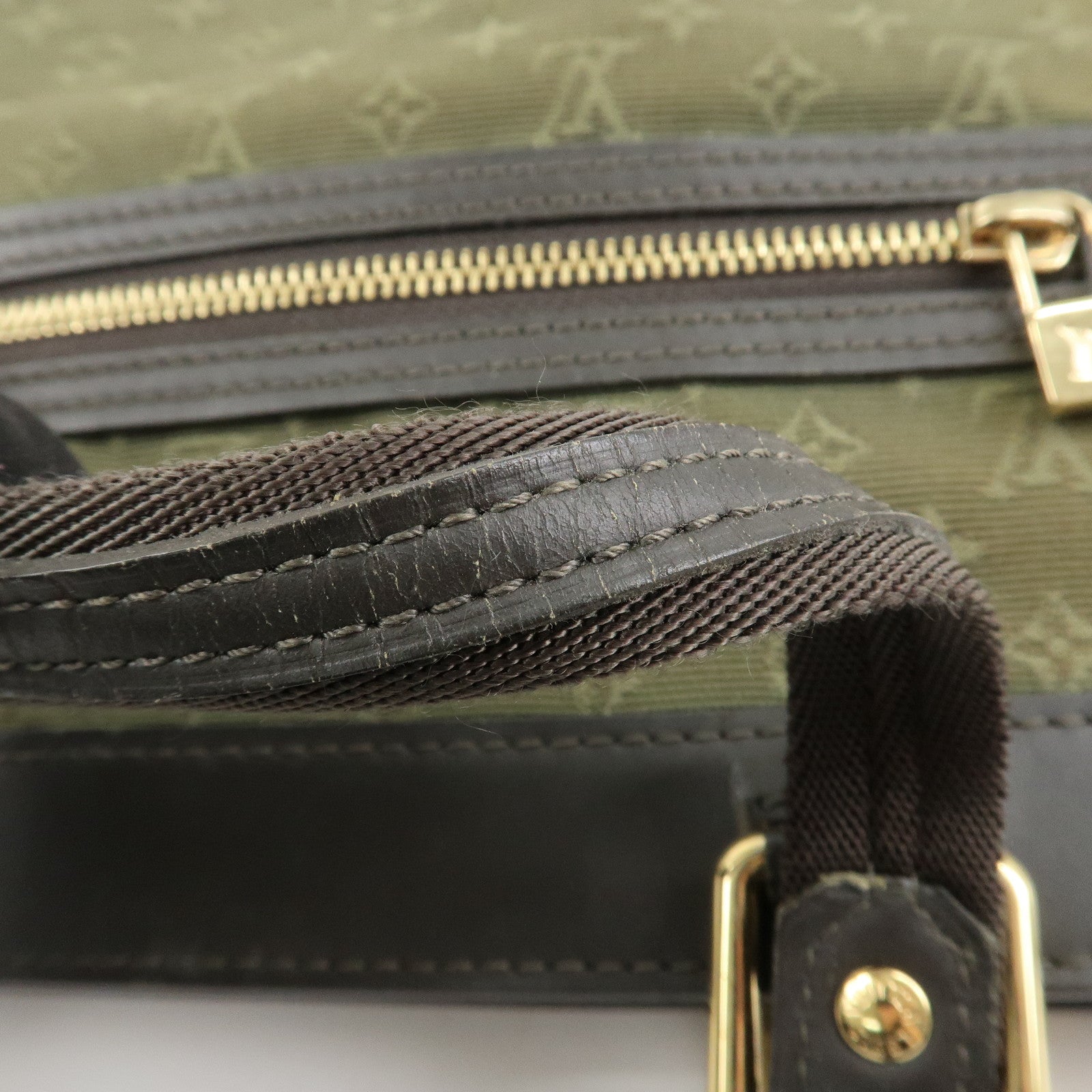 Louis Vuitton Monogram Mini Lucille PM Hand Bag TST Khaki M92682 Used