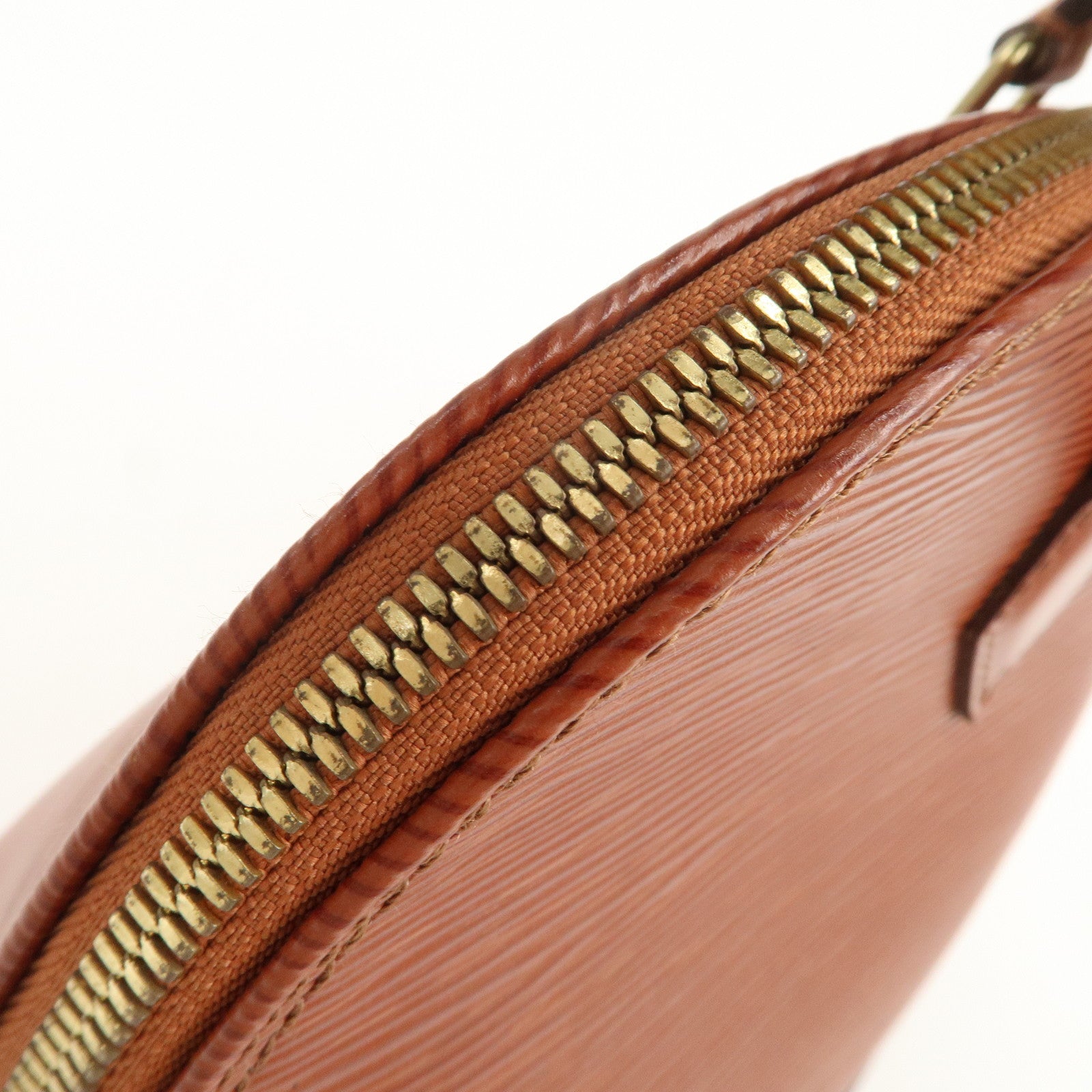 Louis Vuitton Epi Leather Alma PM Hand Bag Kenya Brown M52143