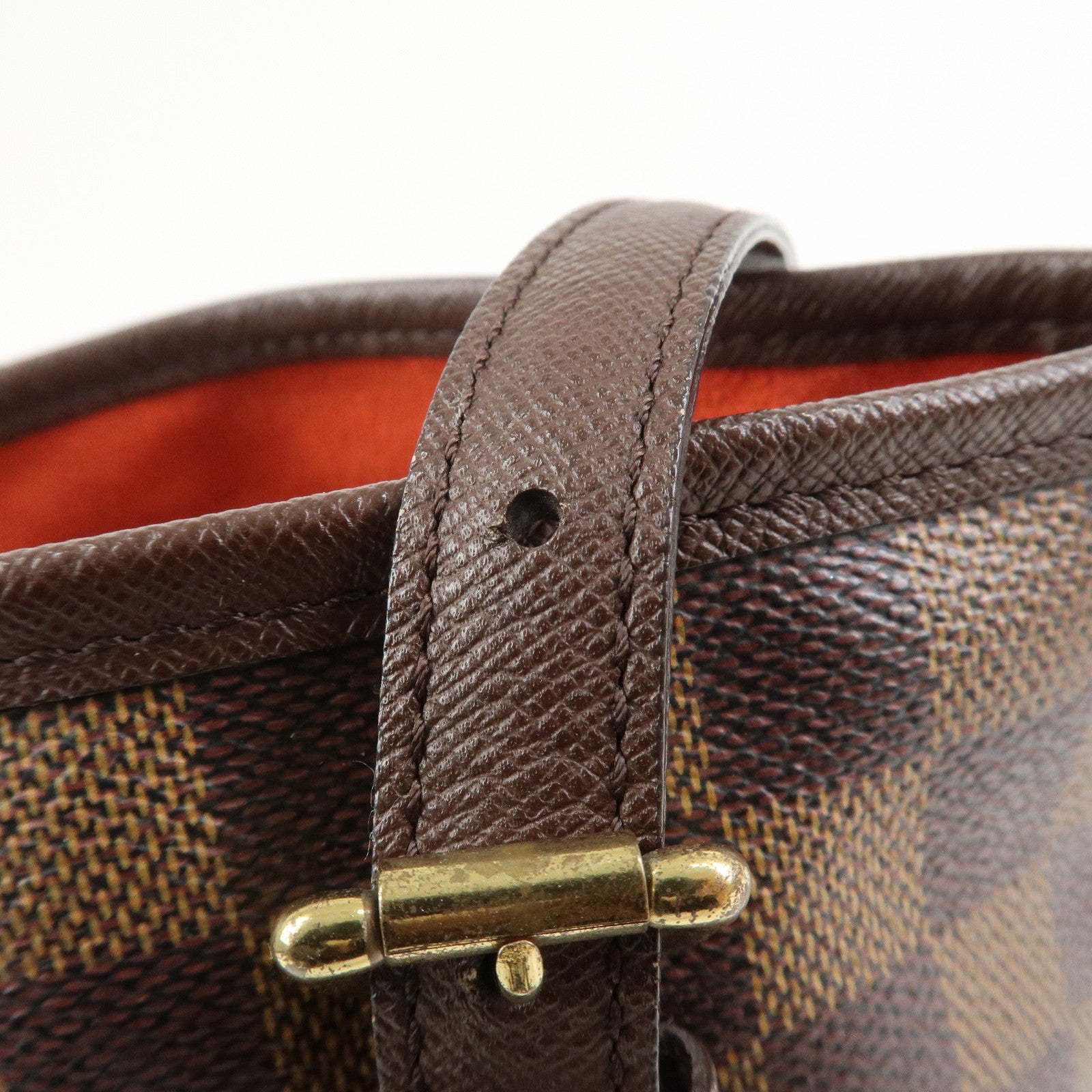 Louis Vuitton Damier Ebene Male Tote Bag Hand Bag Brown N42240
