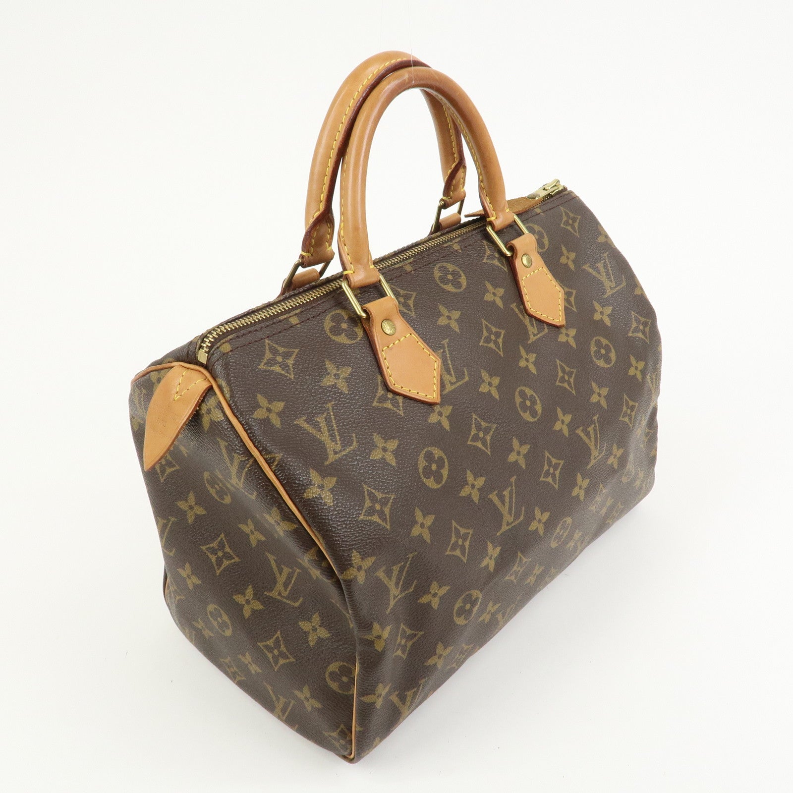Louis Vuitton Monogram Speedy 30 Boston Bag Hand Bag Brown M41526