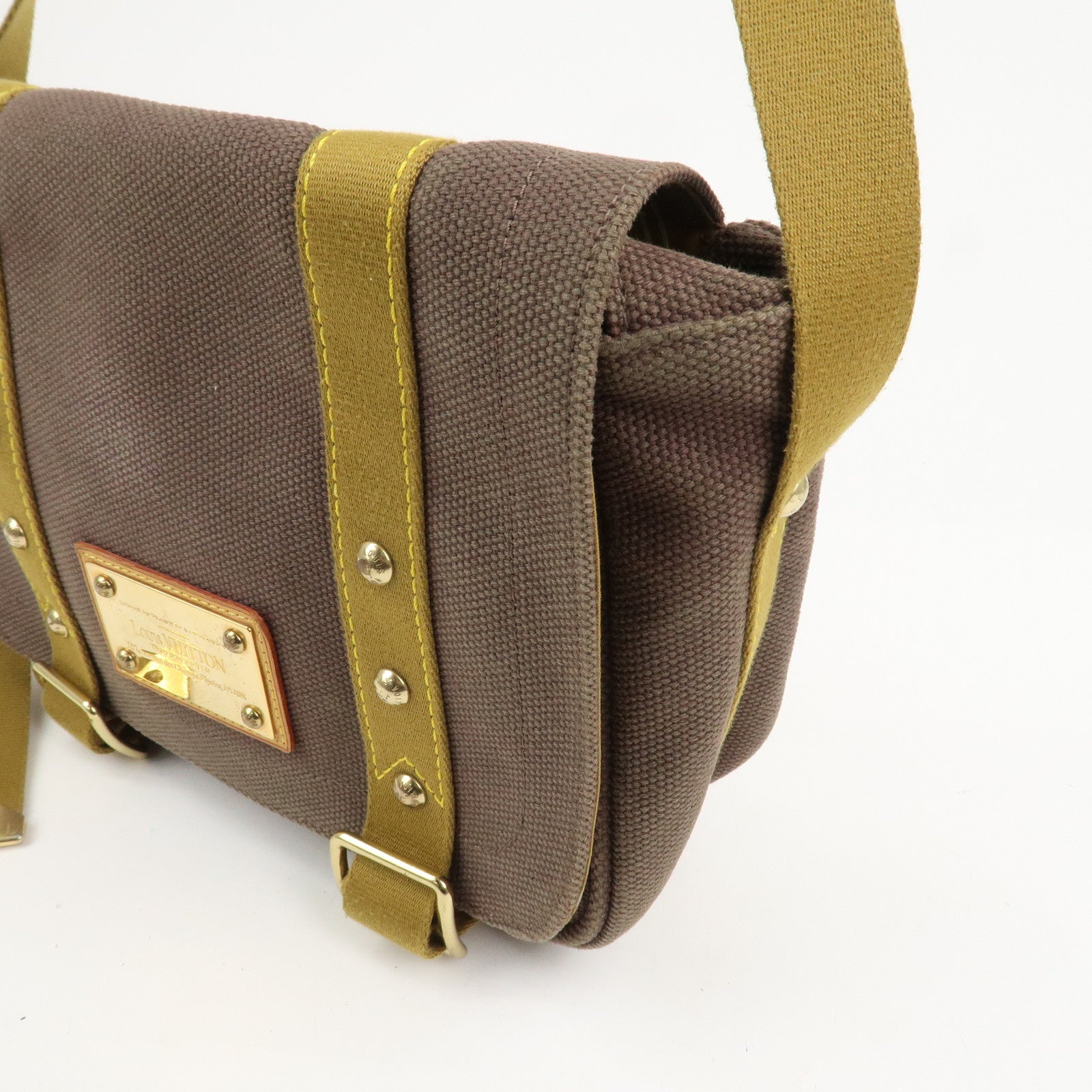 Louis Vuitton Antigua Besace PM Shoulder Bag Brown M40080