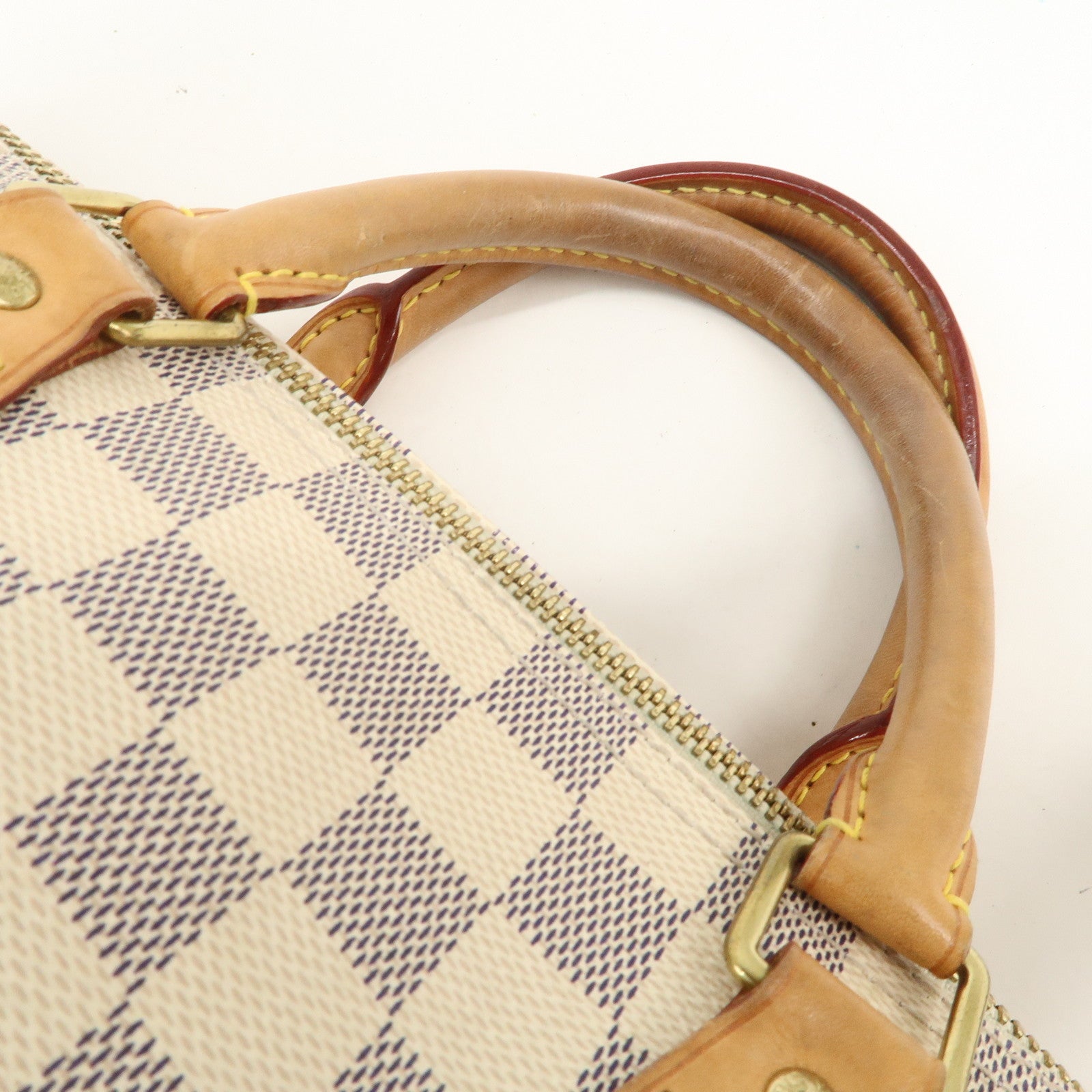 Louis Vuitton Damier Azur Speedy 30 Hand Bag Boston Bag N41533 Used