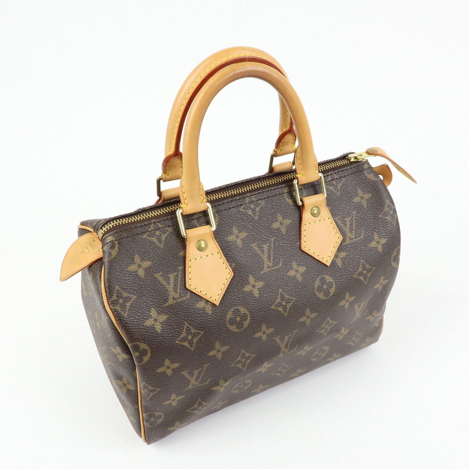 Louis Vuitton Monogram Speedy 25 Boston Bag Hand Bag Brown M41528