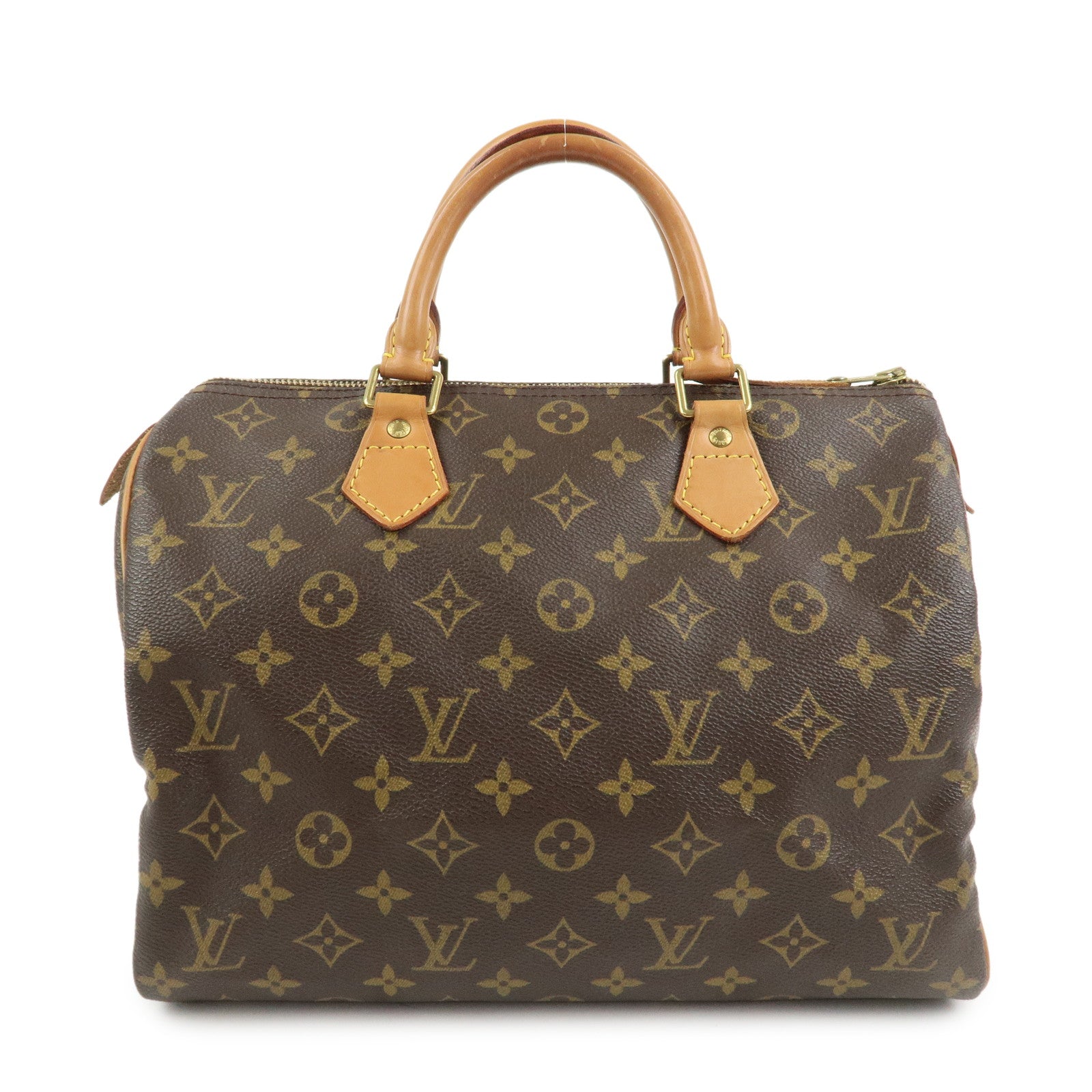 Louis Vuitton Monogram Speedy 30 Boston Bag Hand Bag Brown M41526
