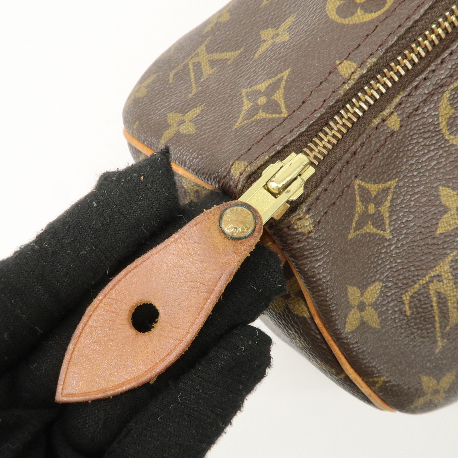 Louis Vuitton Monogram Speedy 30 Boston Bag Hand Bag M41526 Used