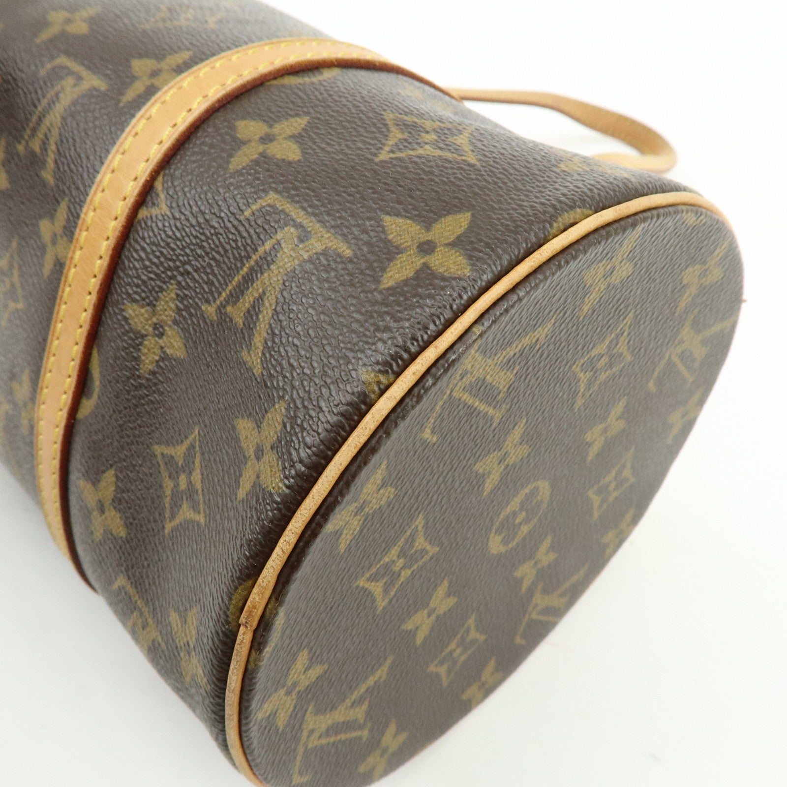 Louis Vuitton Monogram Papillon 30 Hand Bag Brown M51385