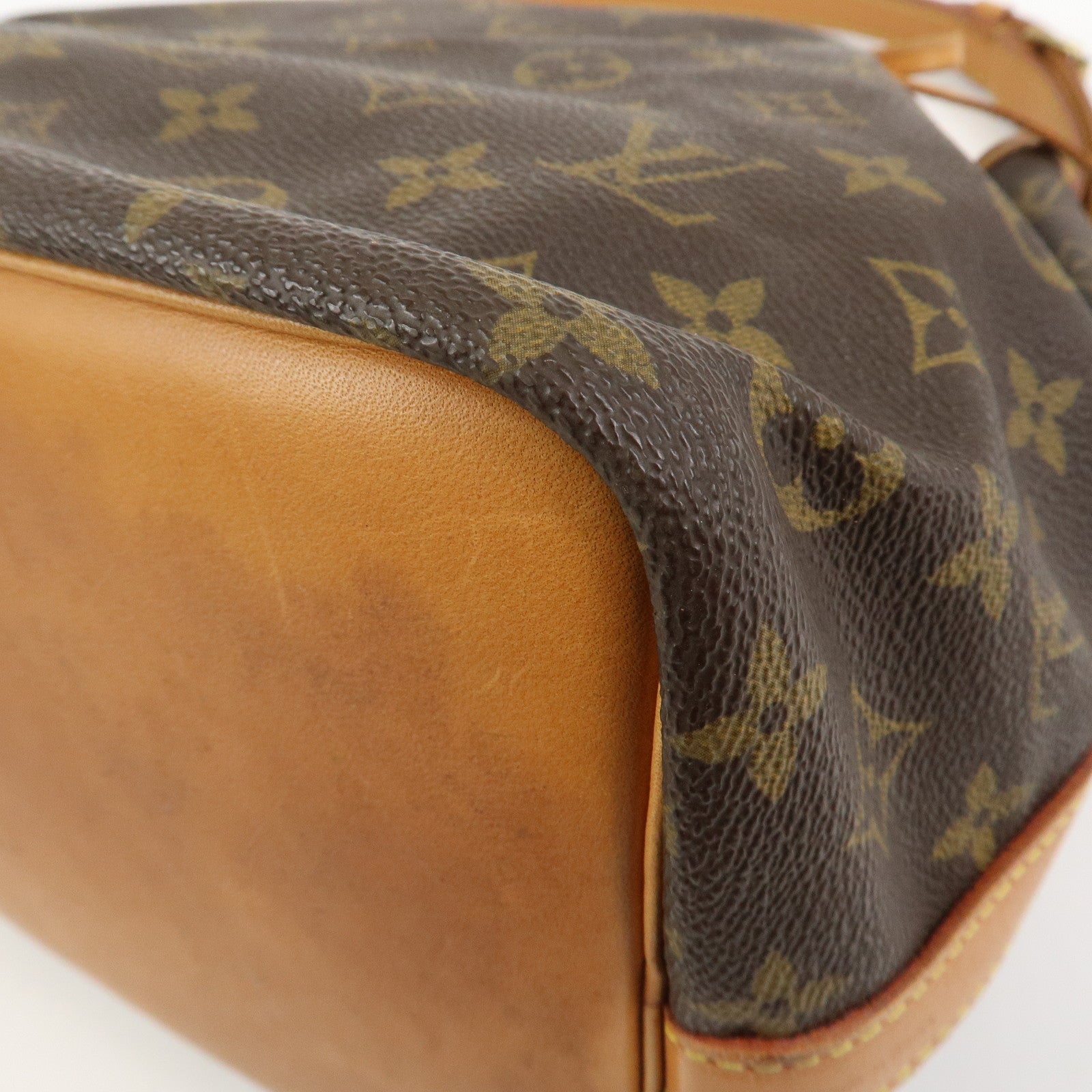 Louis Vuitton Monogram Petit Noe Shoulder Bag Brown M42226