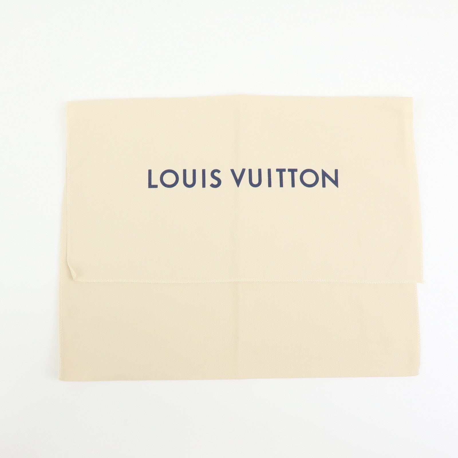 Louis Vuitton Set of 10 Dust Bag Storage Bag Flap Style Beige