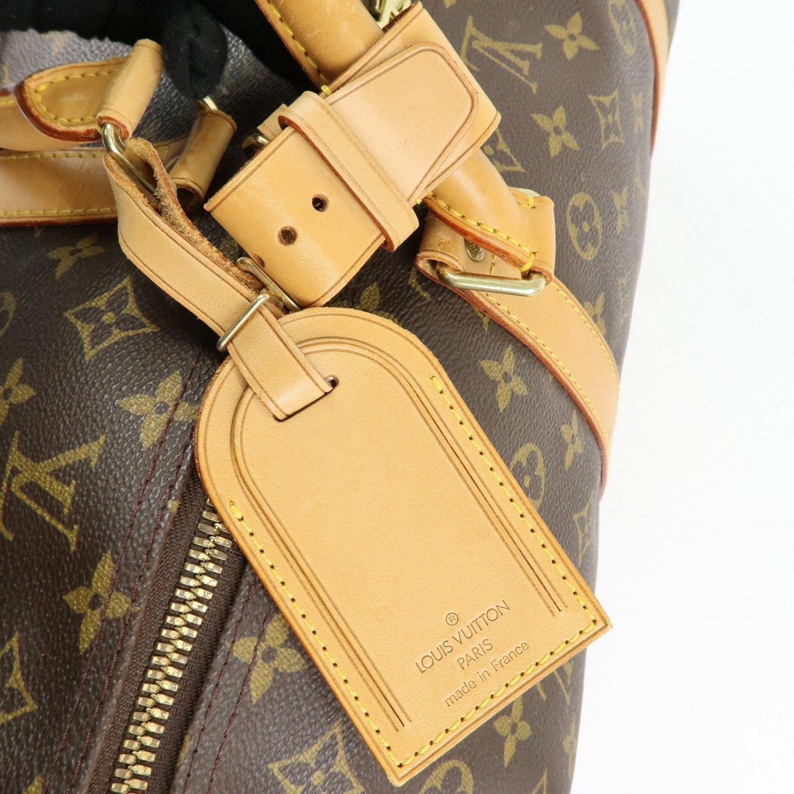 Louis Vuitton Monogram Keep All Bandouliere 60 Boston Bag M41412