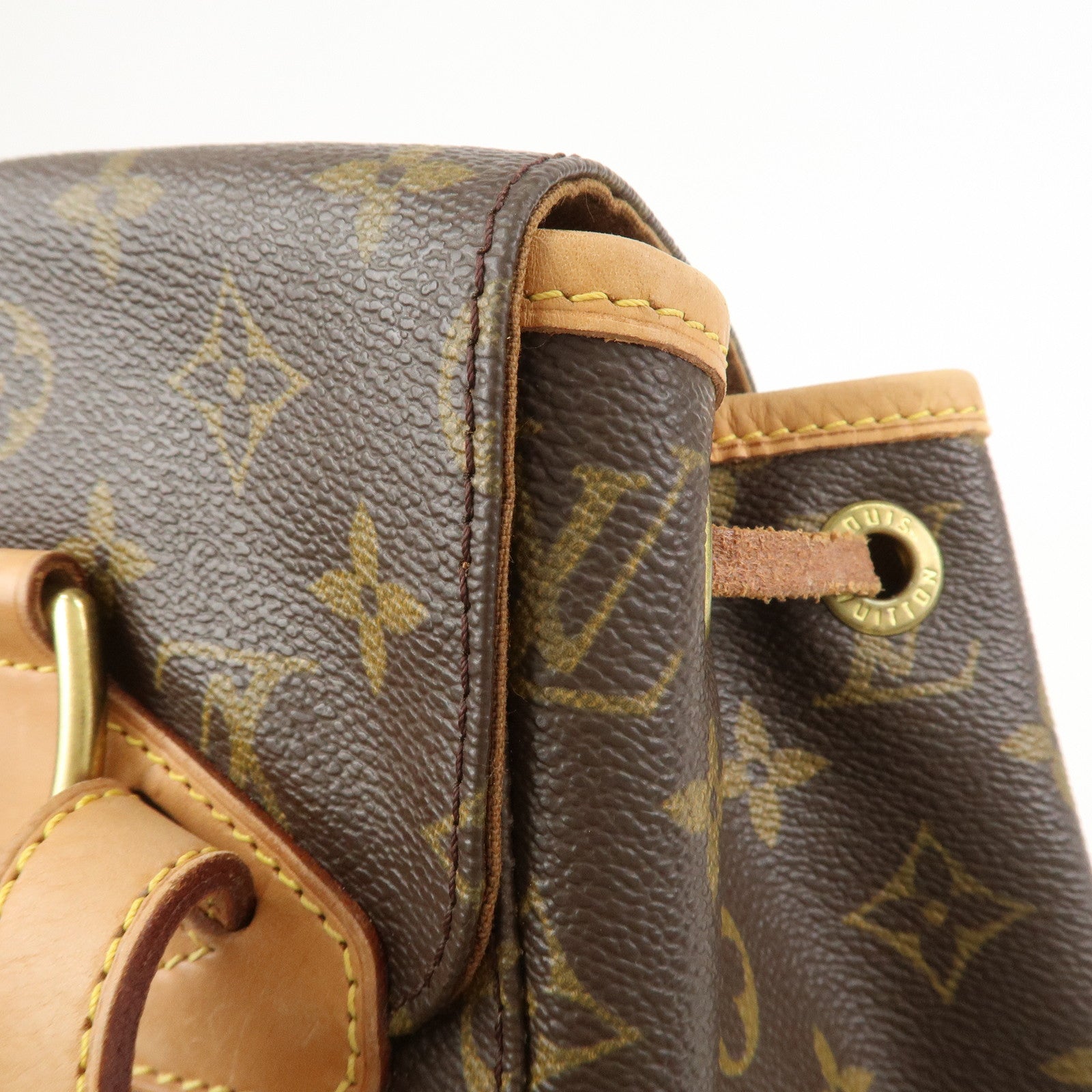 Louis Vuitton Monogram Montsouris MM Backpack Brown M51136