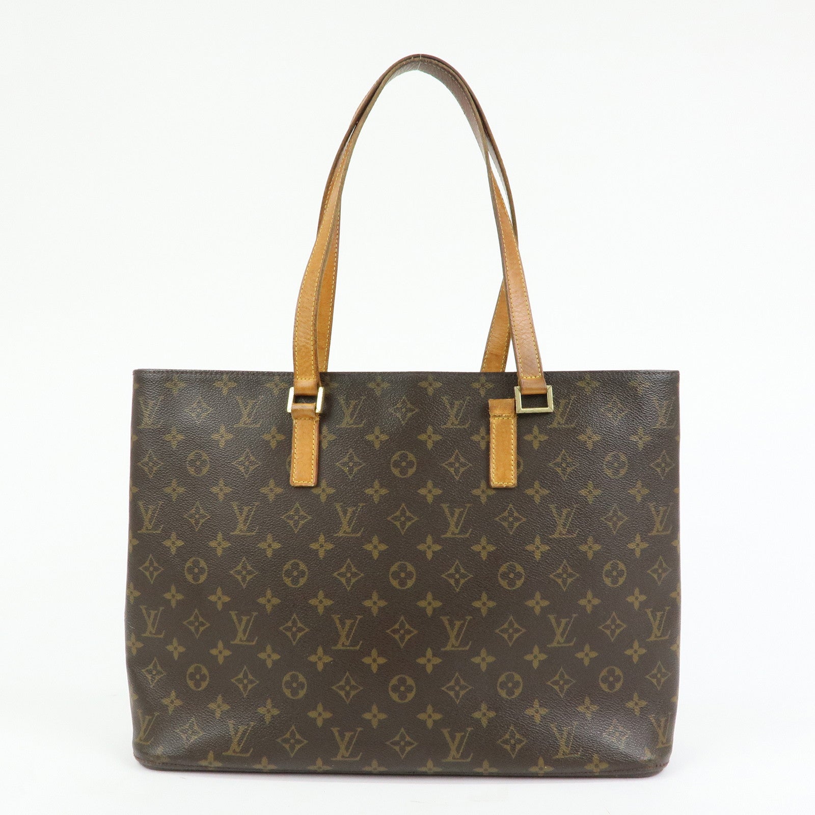 Louis Vuitton Monogram Luco Tote Bag Shoulder Bag Brown M51155