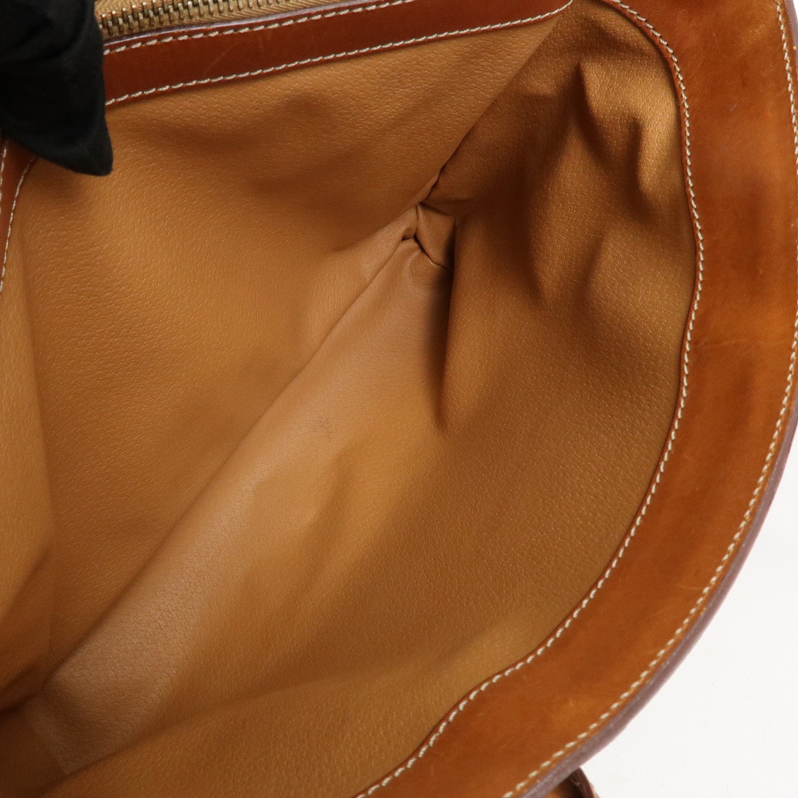 CELINE Macadam PVC Leather Tote Bag Hand Bag Brown