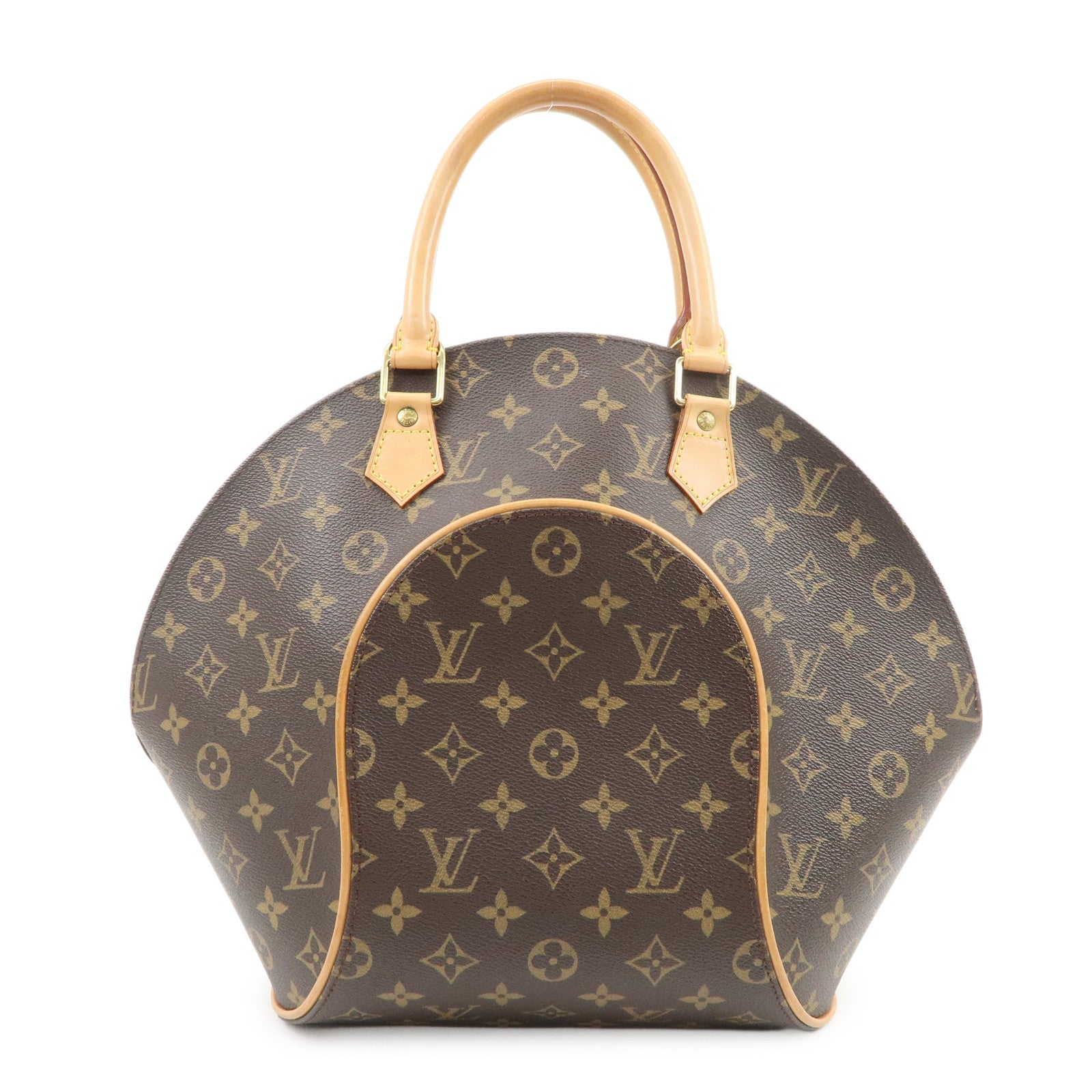 Louis Vuitton Monogram Ellipse MM Hand Bag Brown M51126